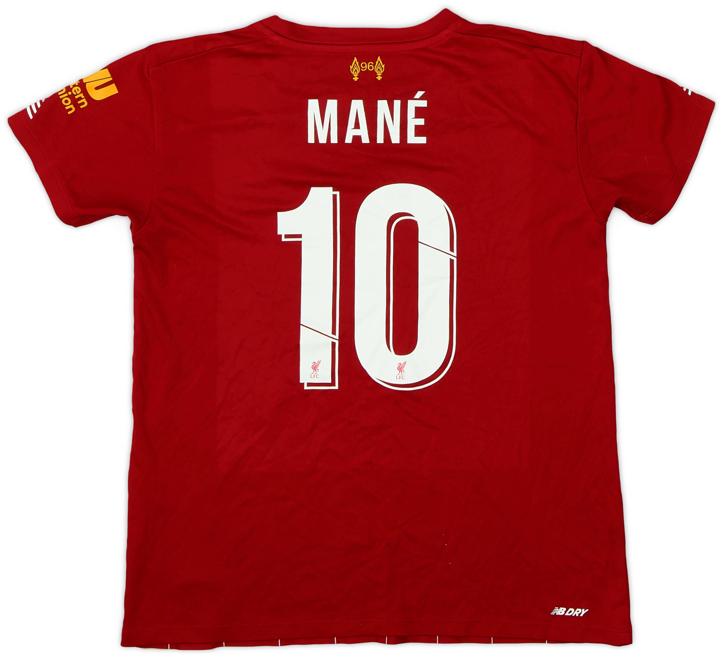 2019-20 Liverpool Home Shirt Mane #10 - 8/10 - (S.Boys)