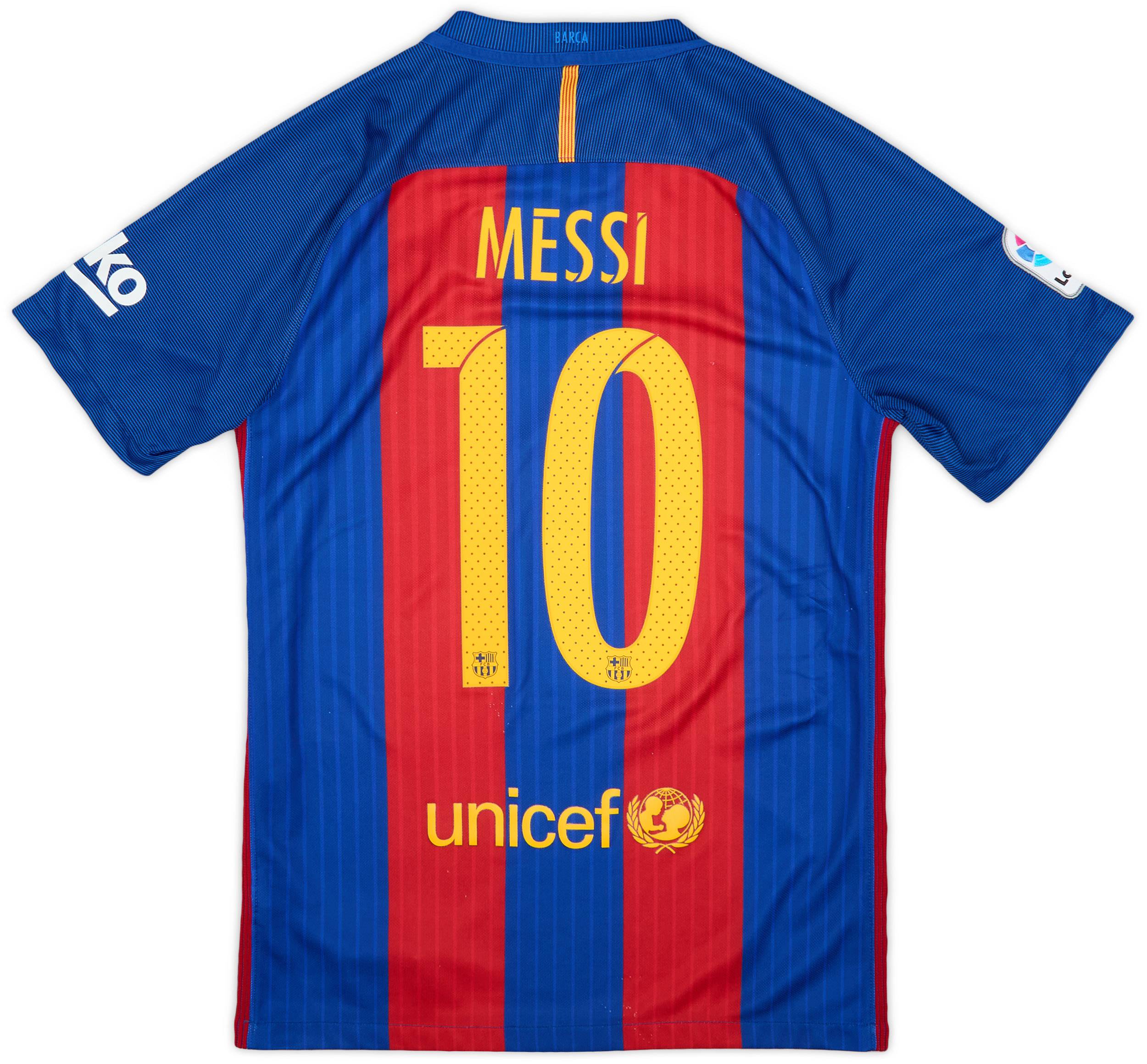 2016-17 Barcelona Home Shirt Messi #10 - 8/10 - (S)