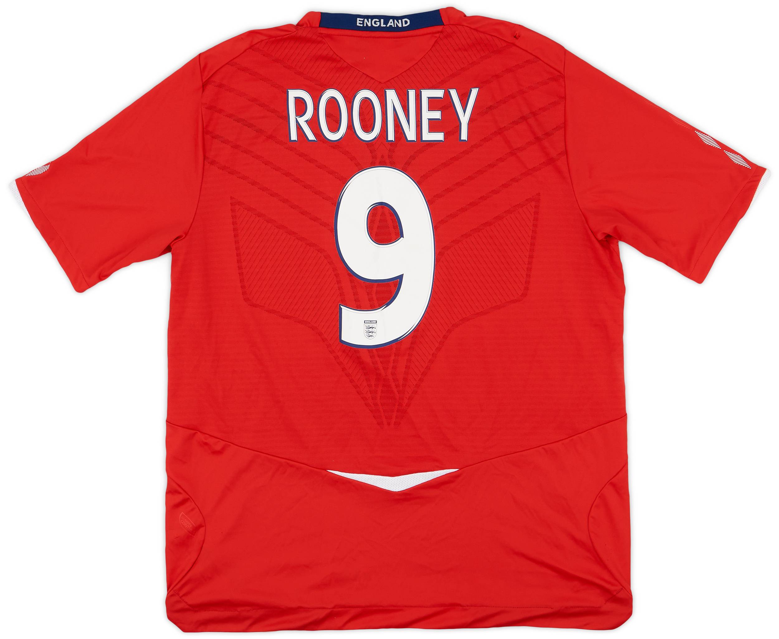 2008-10 England Away Shirt Rooney #9 - 4/10 - (XL)