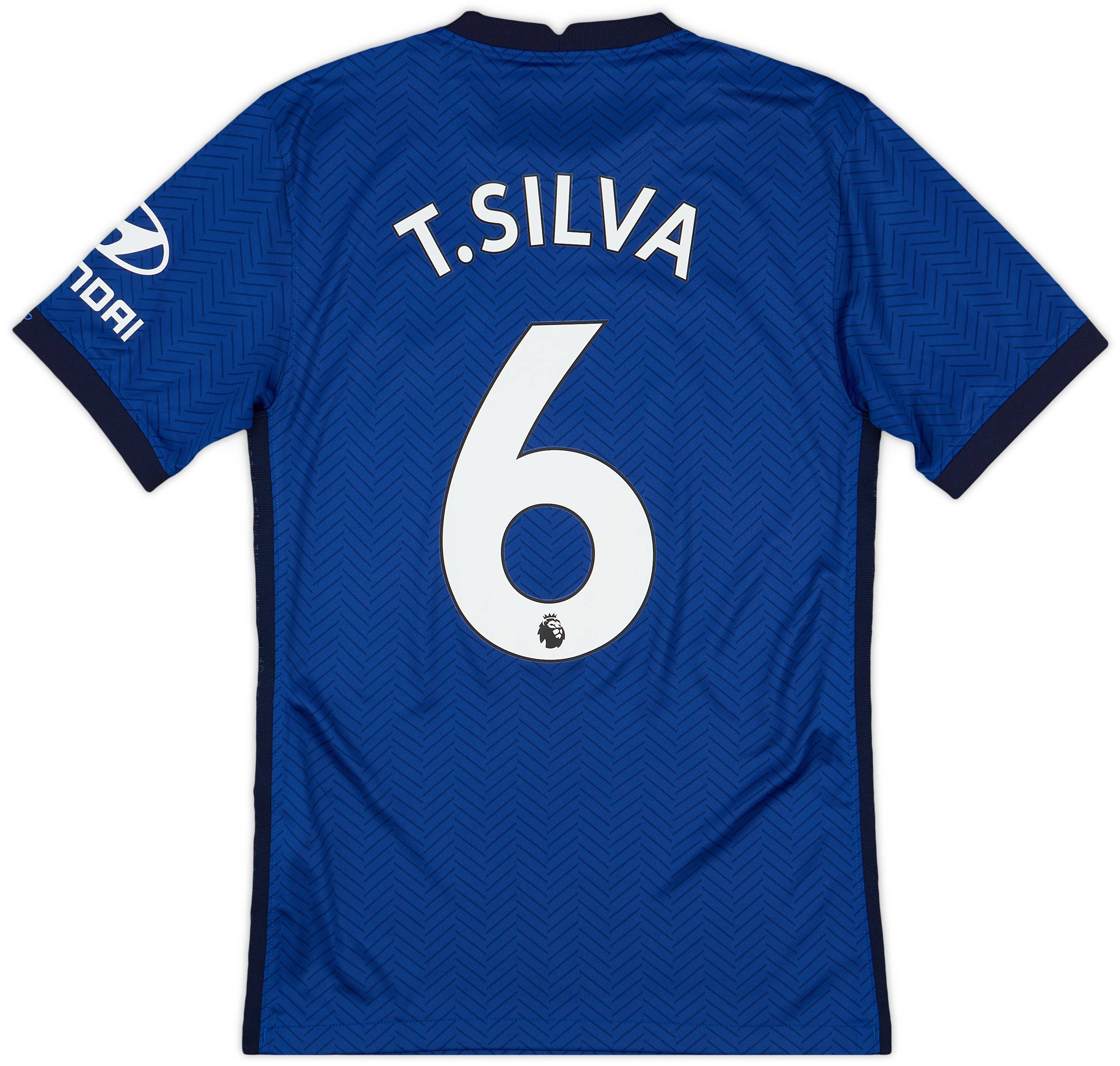 2020-21 Chelsea Home Shirt T.Silva #6 - 8/10 - (XS)