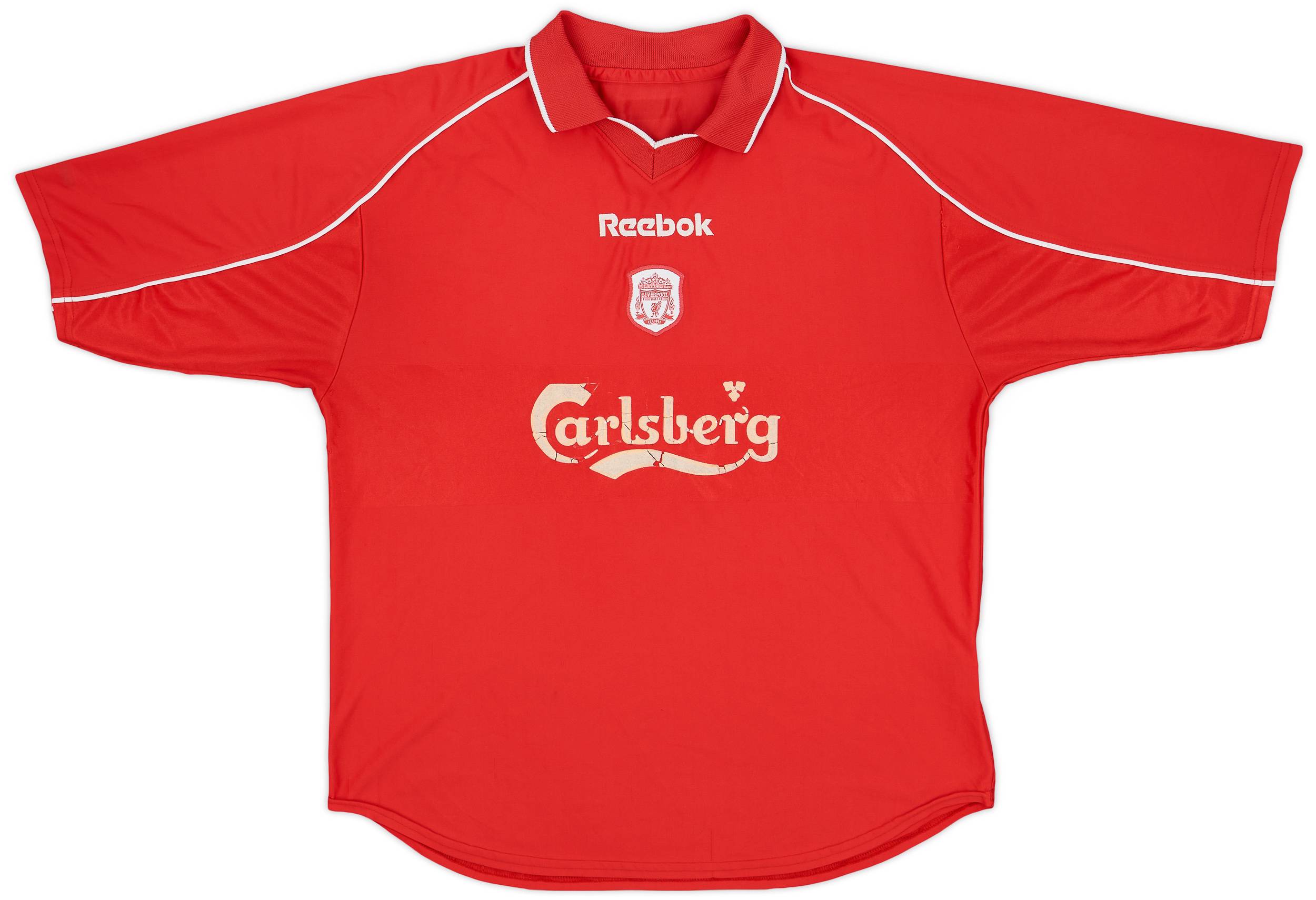 2000-02 Liverpool Home Shirt - 4/10 - (XL)