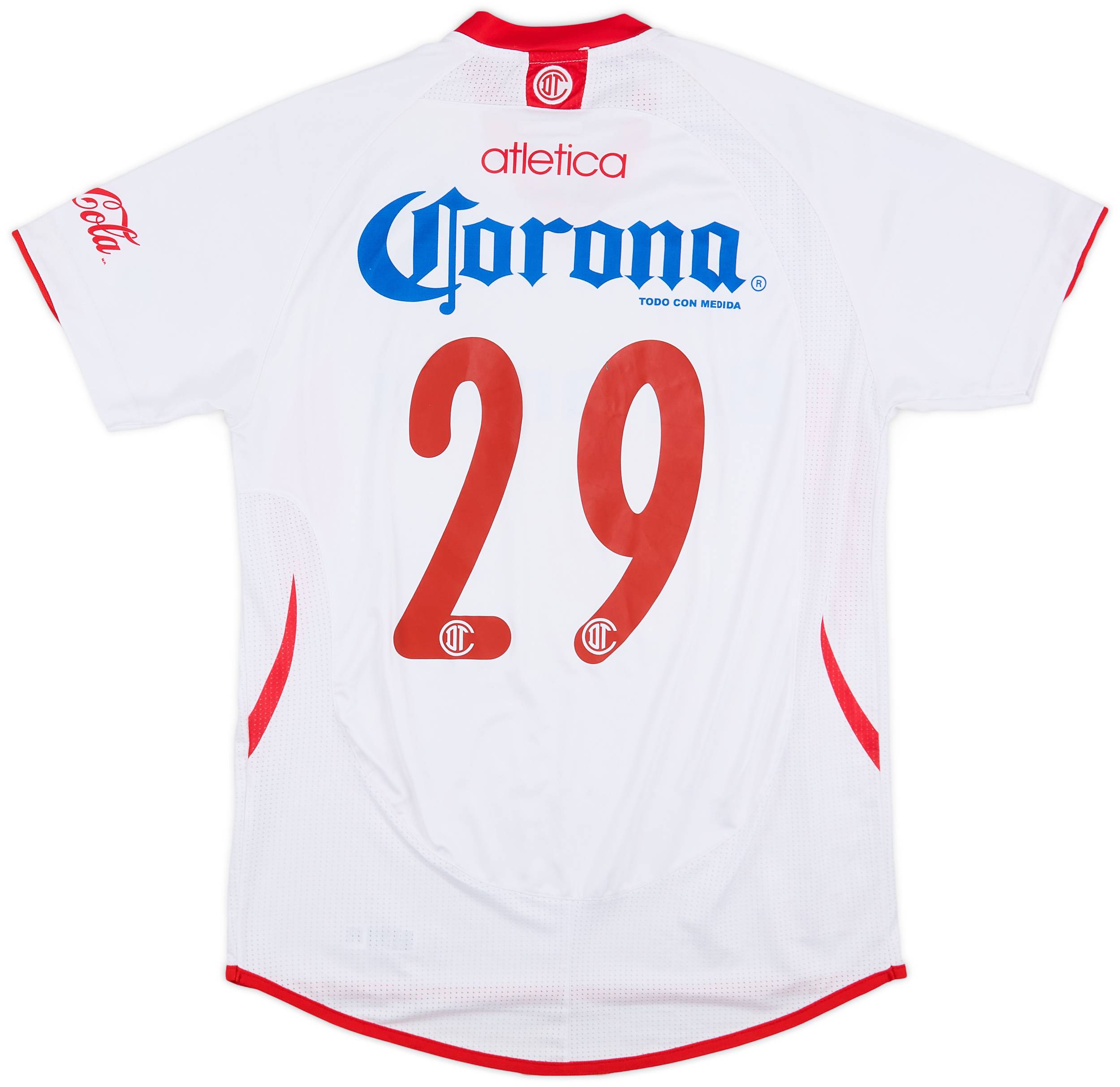2008 09 Deportivo Toluca Away Shirt 29 6 10 M