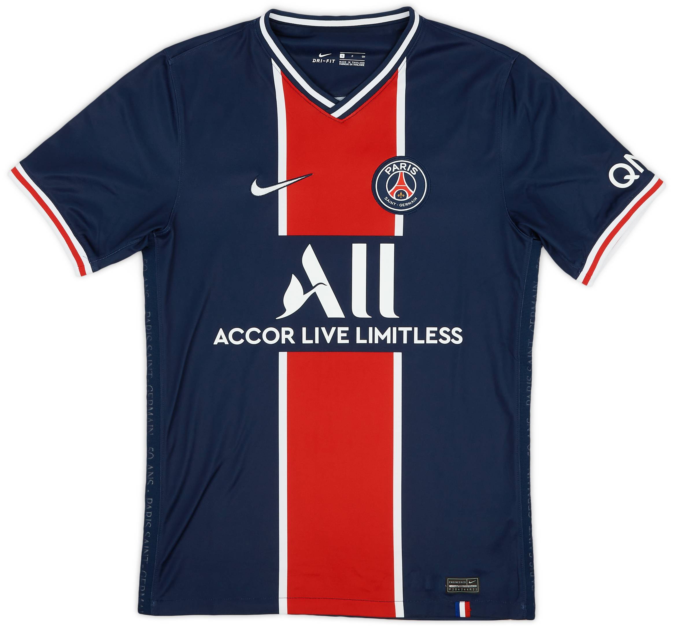 2020-21 Paris Saint-Germain Home Shirt - 10/10 - (S)