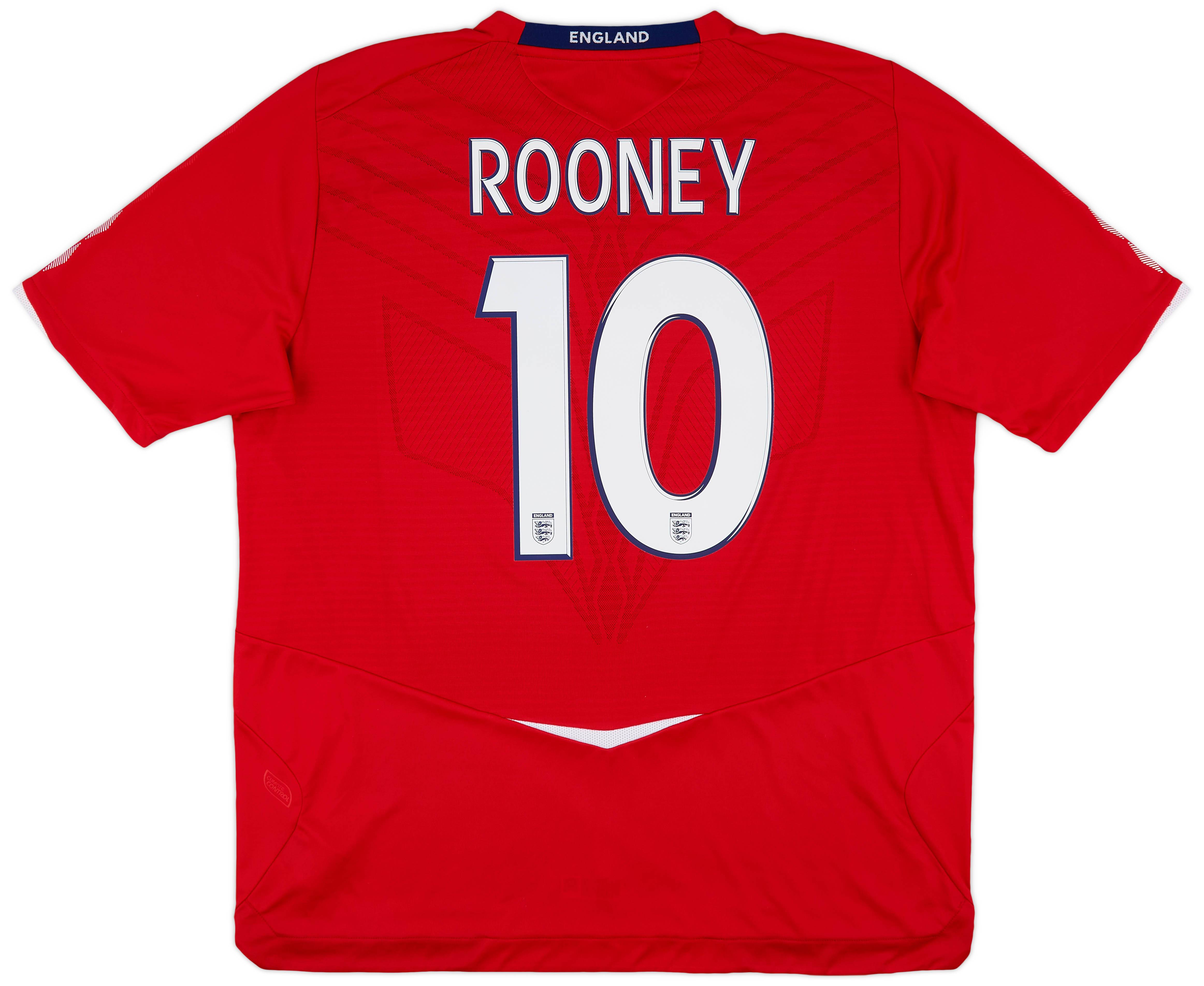 2008-10 England Away Shirt Rooney #10 - 10/10 - (XXL)