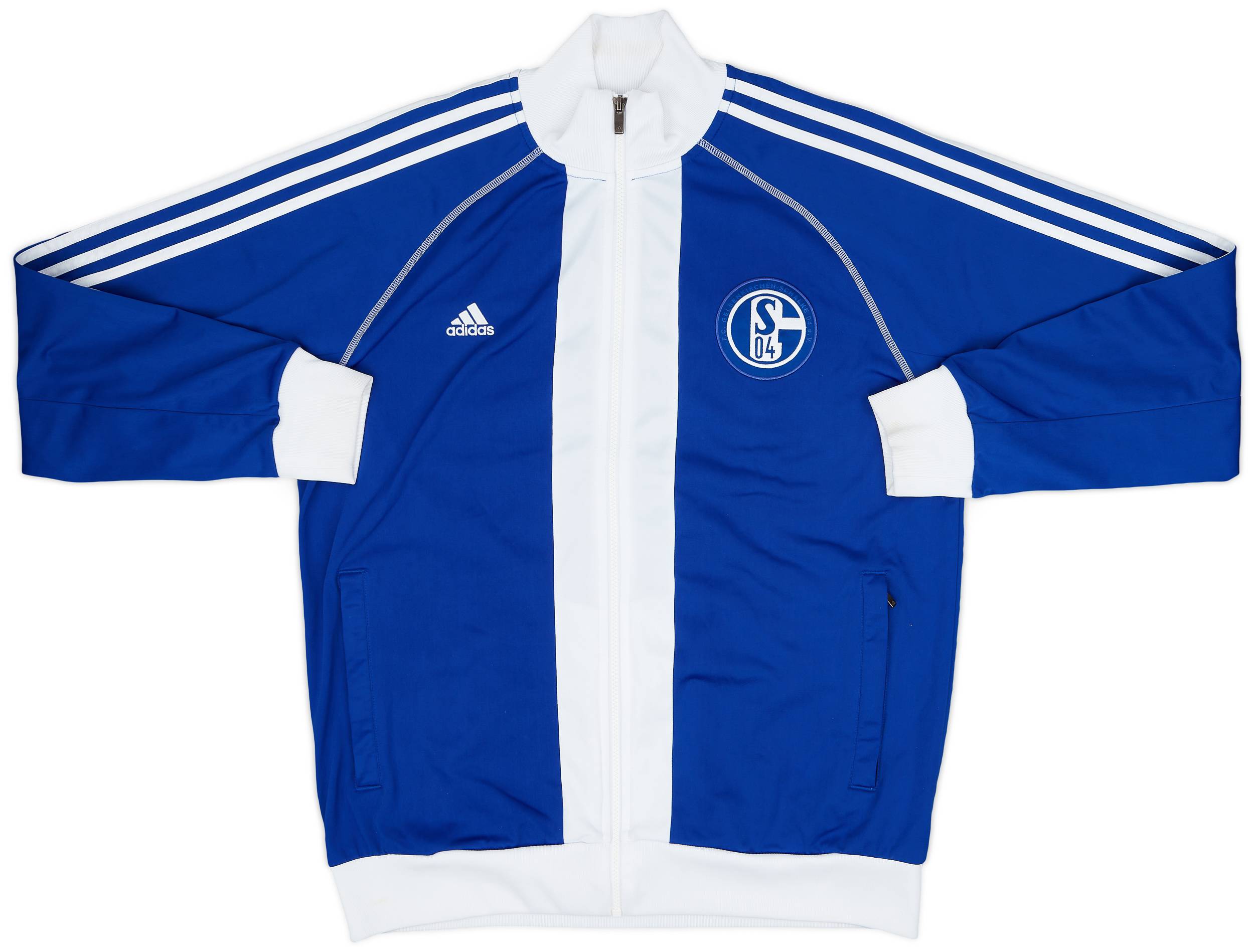 2012-13 Schalke adidas Originals Retro Track Jacket - 8/10 - (L)