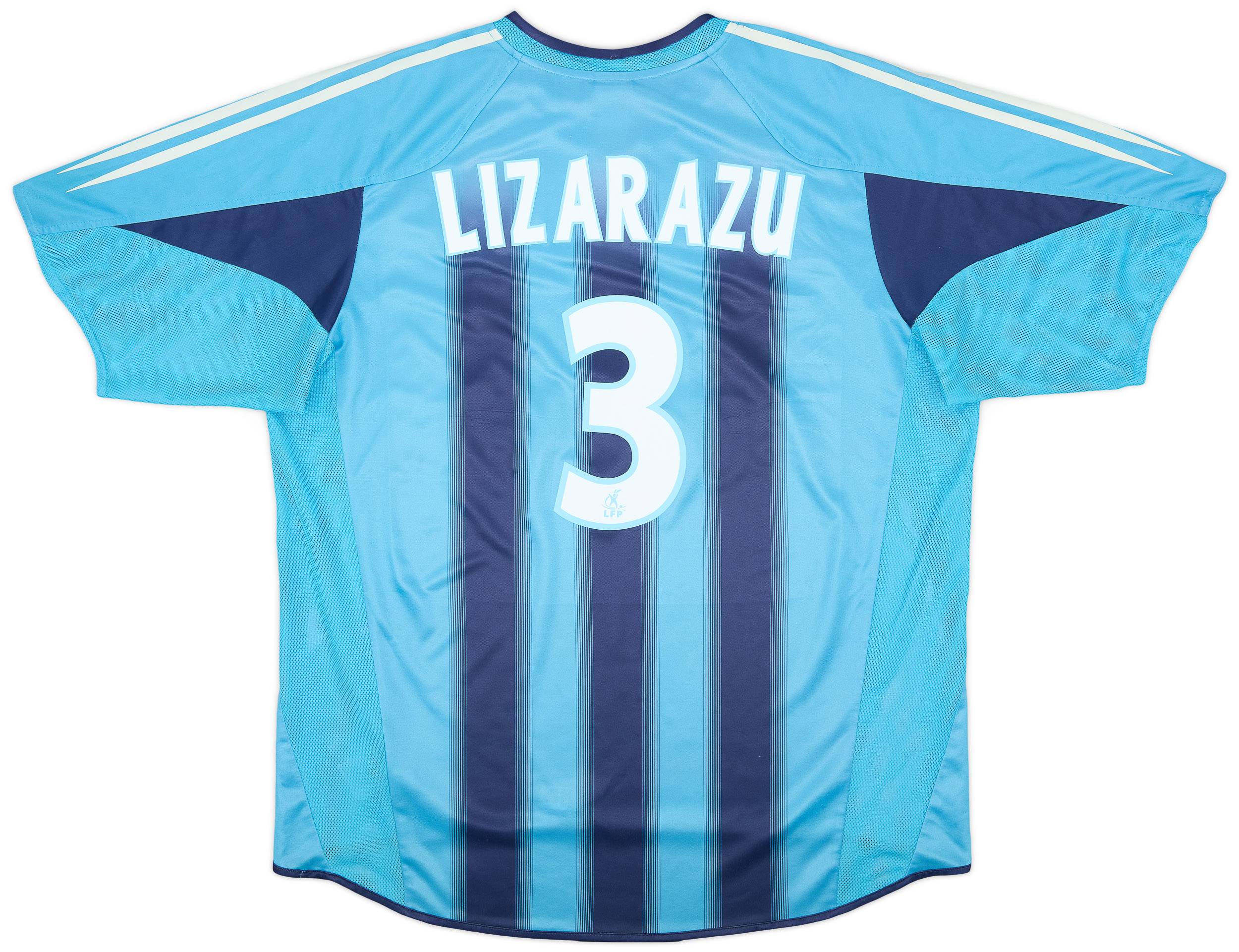 2004-05 Olympique Marseille Away Shirt Lizarazu #3 - 5/10 - (XL)