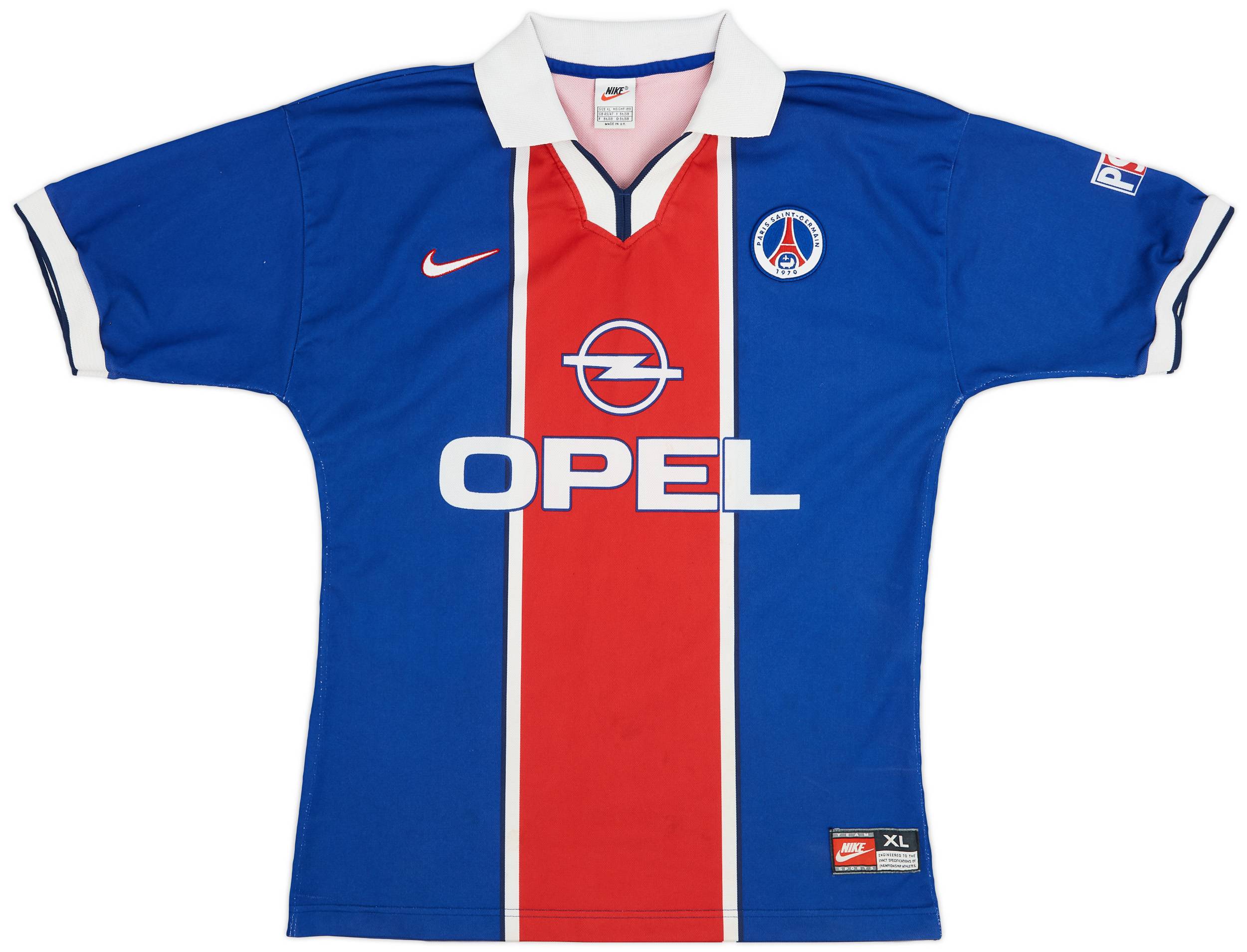 1997-98 Paris Saint-Germain Home Shirt - 9/10 - (XL)