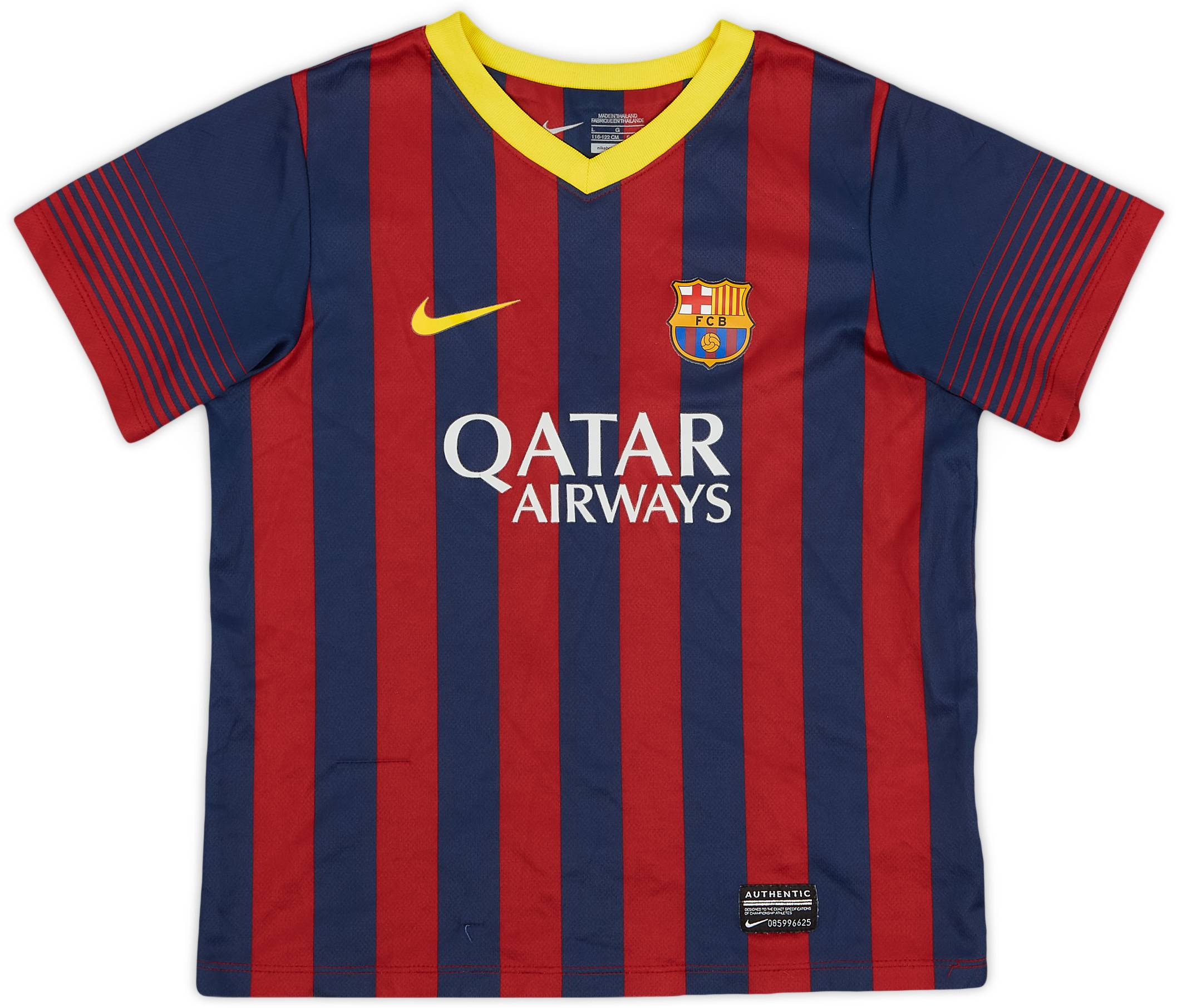 2013-14 Barcelona Home Shirt - 8/10 - (S.Boys)