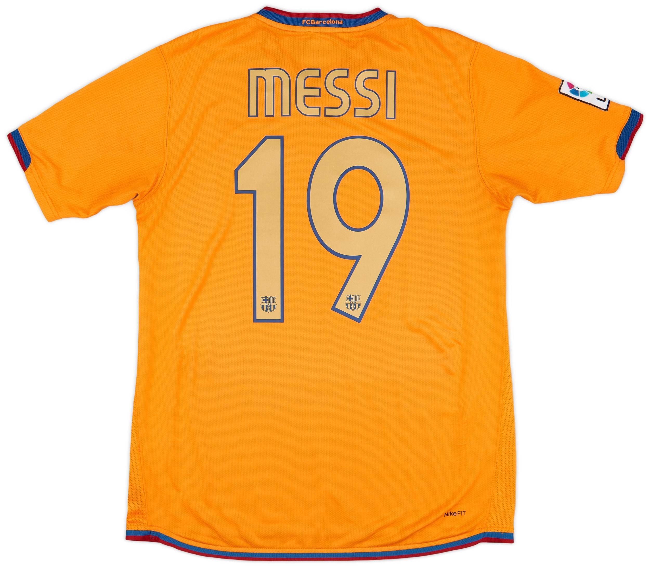 2006 08 Barcelona Away Shirt Messi 19