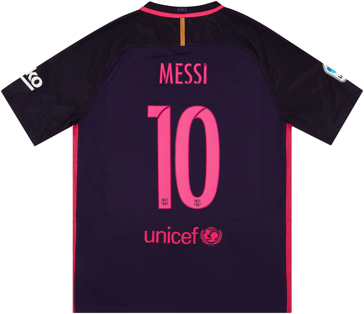 2016-17 Barcelona Away Shirt Messi #10 - NEW - XL