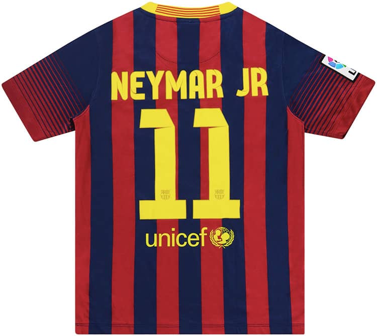 2013-14 Barcelona Home Shirt Neymar Jr #11 - NEW - BOYS