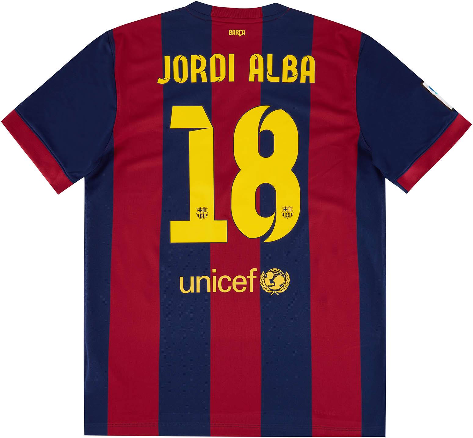 Jordi alba barcelona jersey best sale