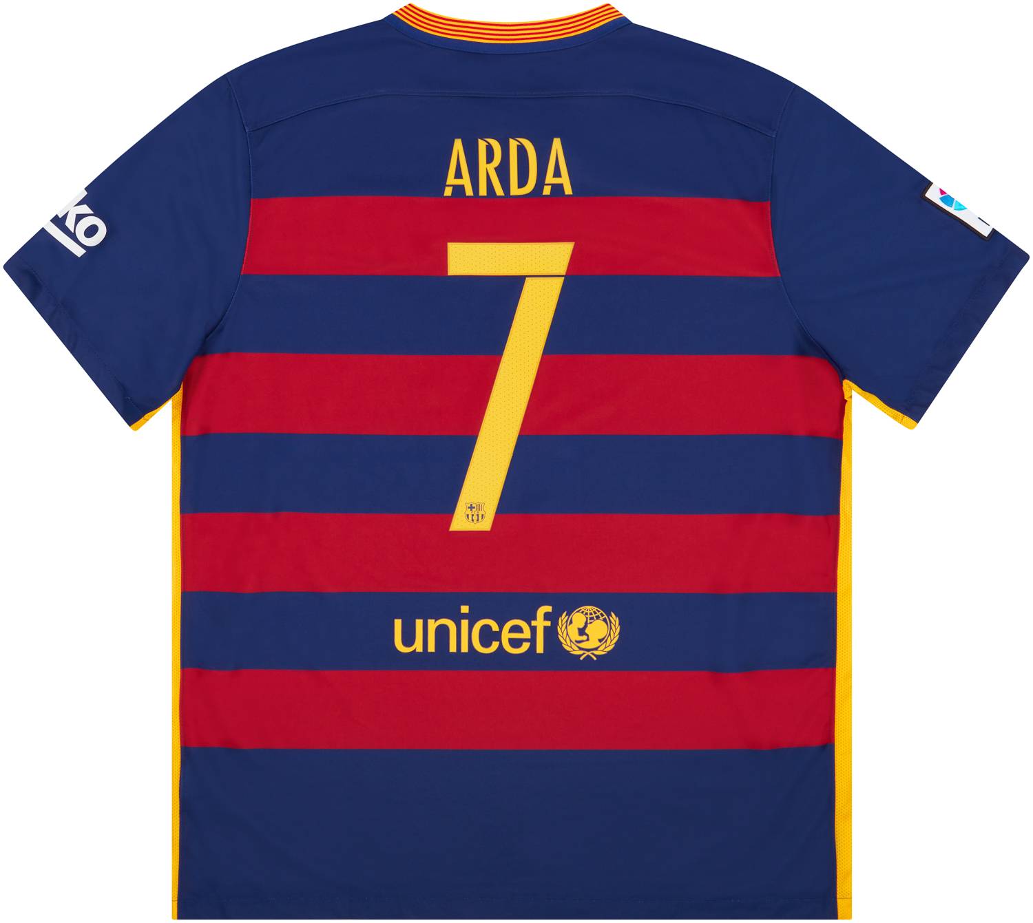2015-16 Barcelona Home Shirt Arda #7 XL