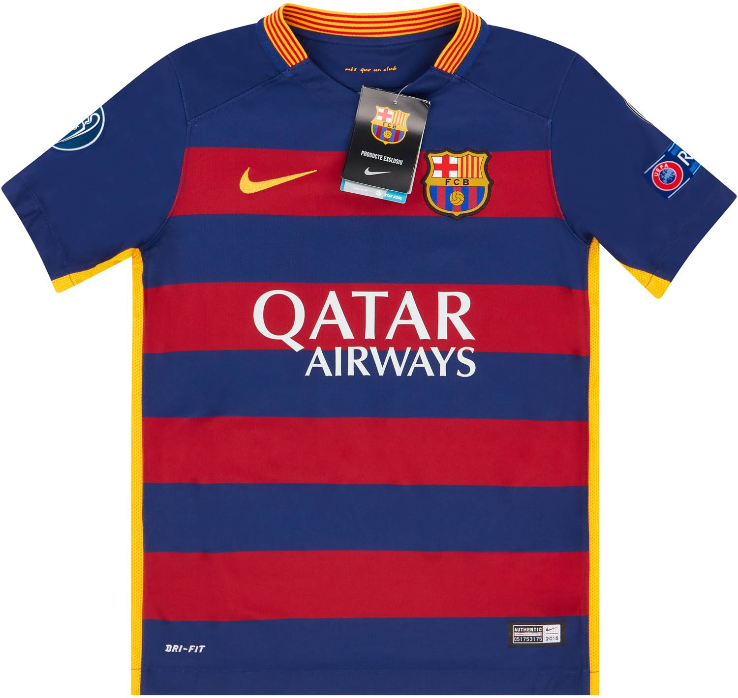 ゆ*か様 FC Barcelona Neymar Jr. 11 長袖シャツ 2015-16 Barcelona Home Shirt Neymar Jr #11 - 6/10 - (M)