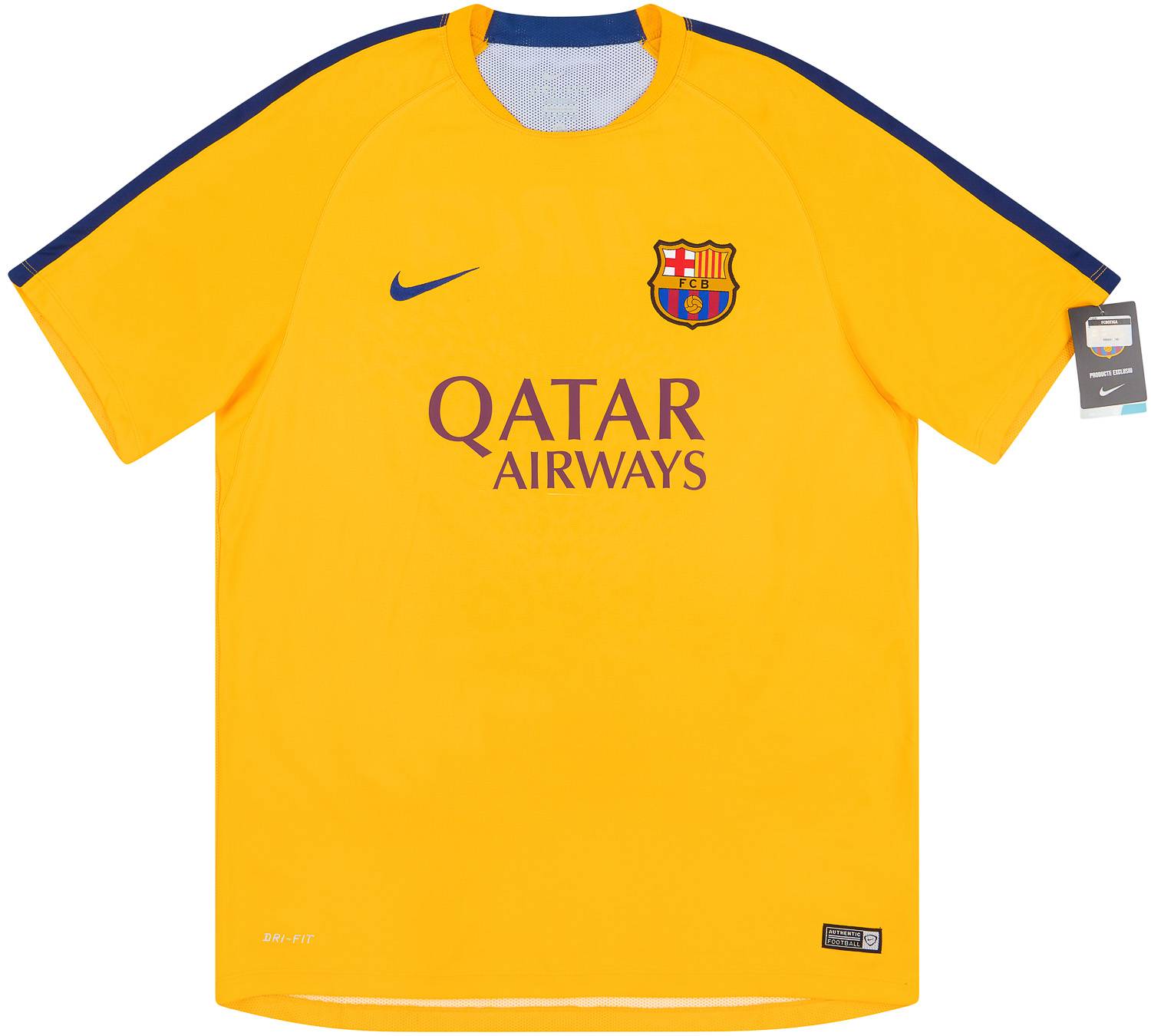 2015-16 Barcelona Nike Pre-Match Training Shirt