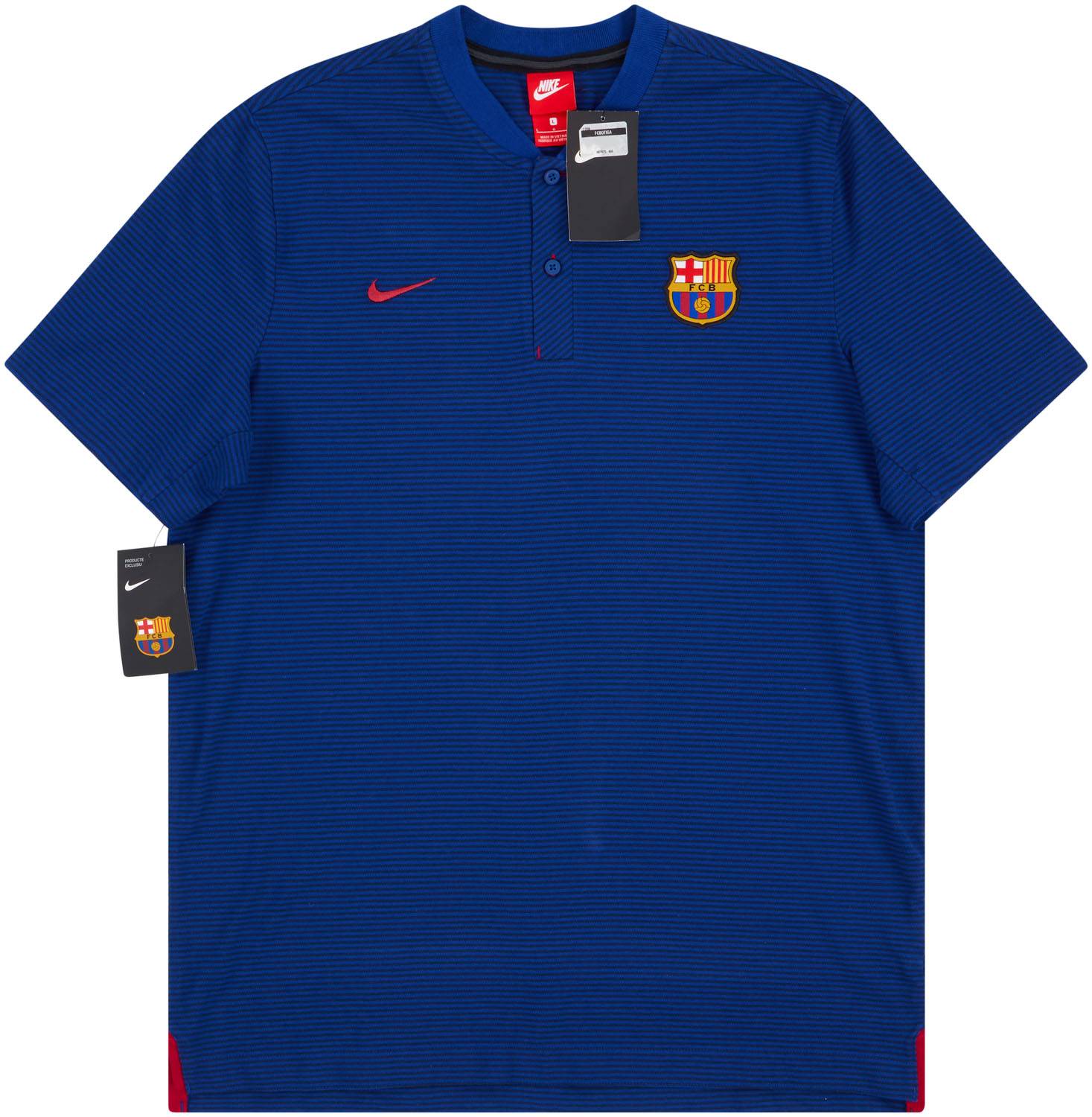 2017-18 Barcelona Nike Polo T-Shirt XL