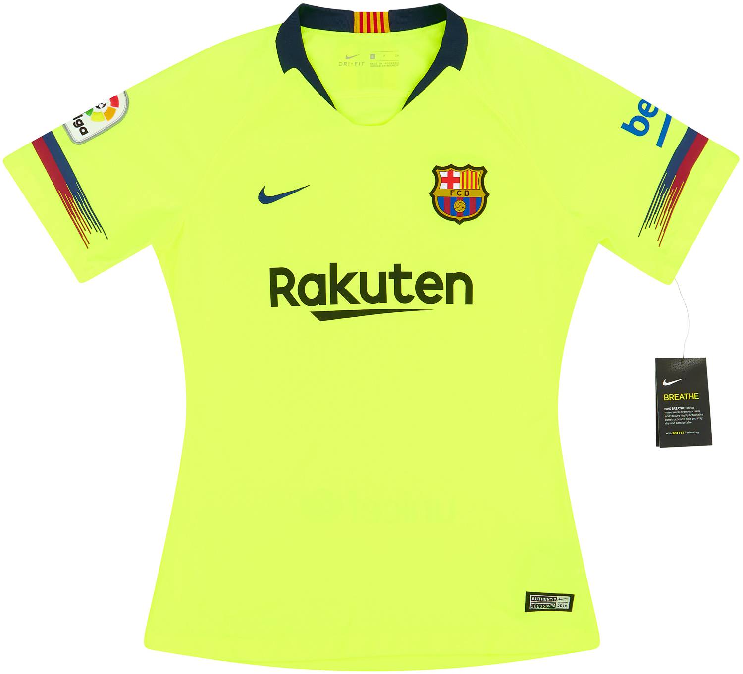 2018-19 Barcelona Away Shirt Womens (S)