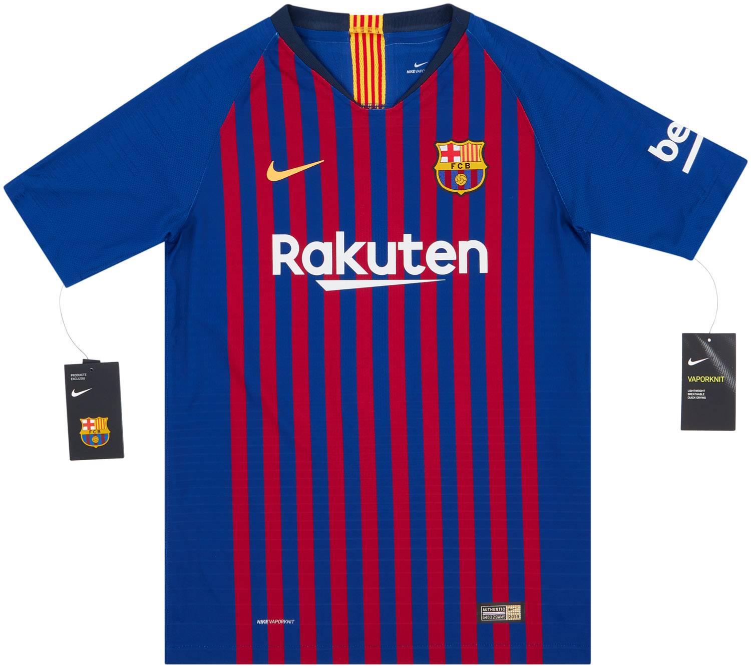 2018 19 Barcelona Authentic Home Shirt KIDS