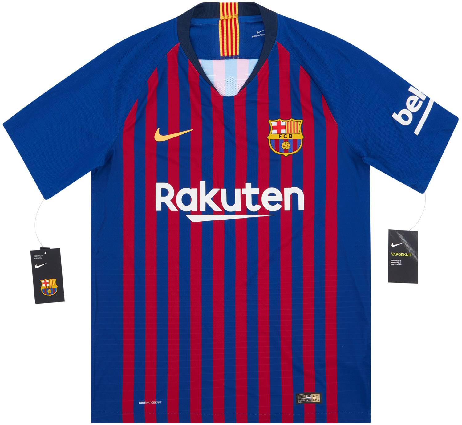 2018-19 Barcelona Authentic Home Shirt