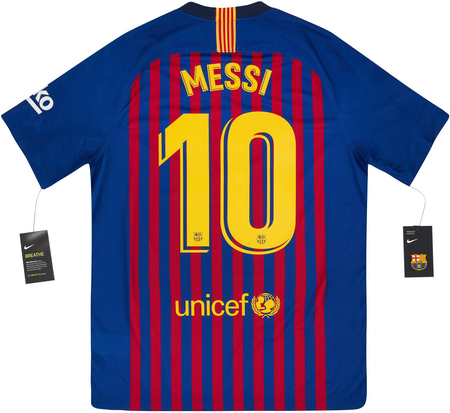 2018-19 Barcelona Home Shirt Messi #10