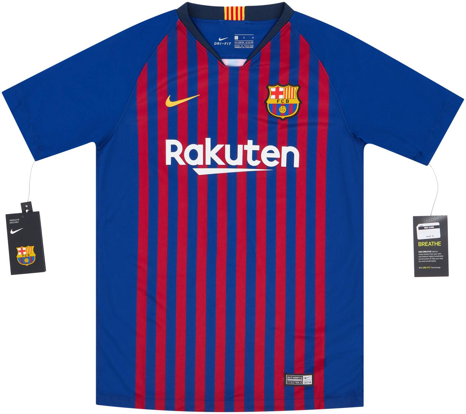 2018-19 Barcelona Home Shirt - NEW - KIDS