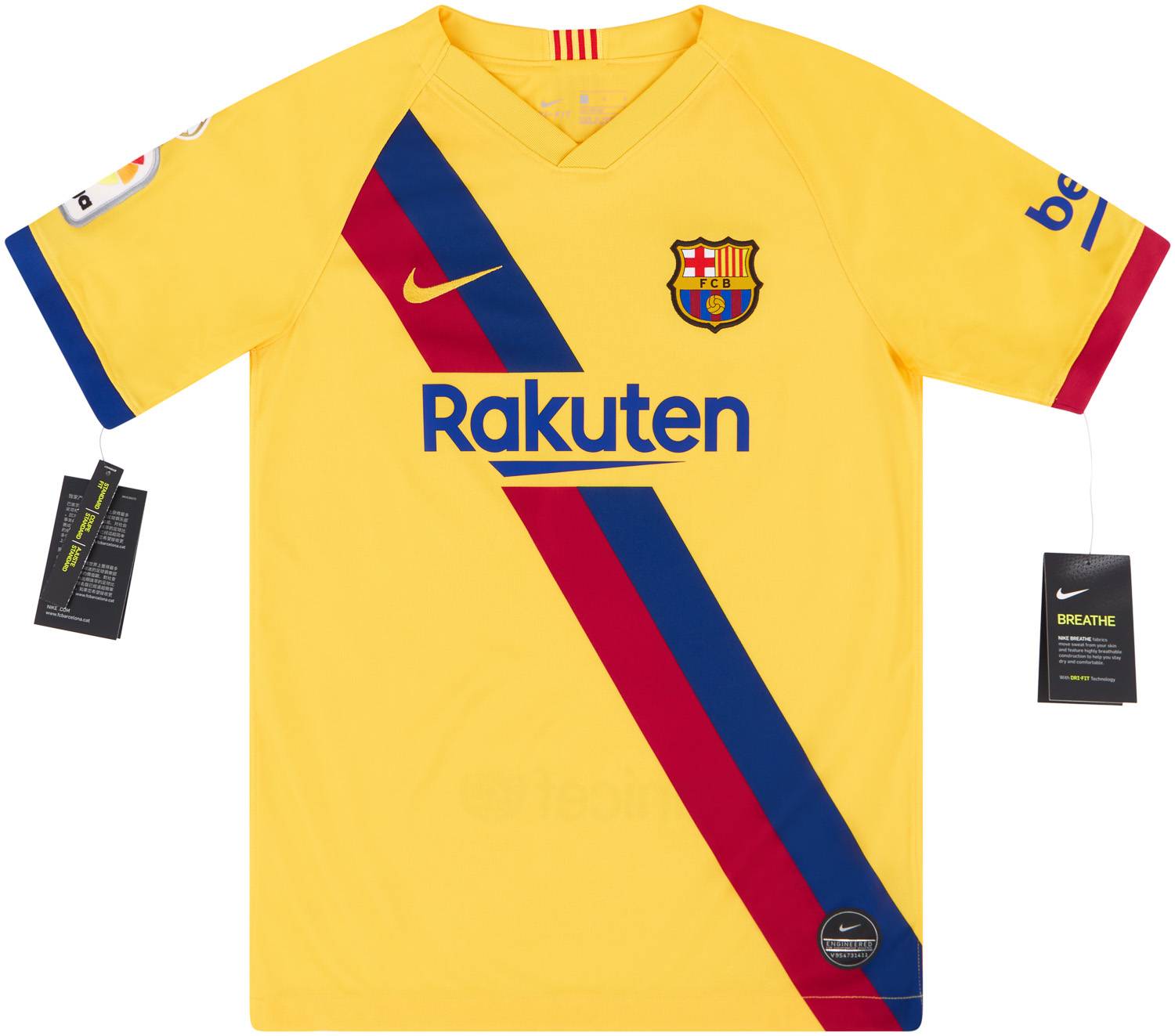 2019-20 Barcelona Away Shirt KIDS