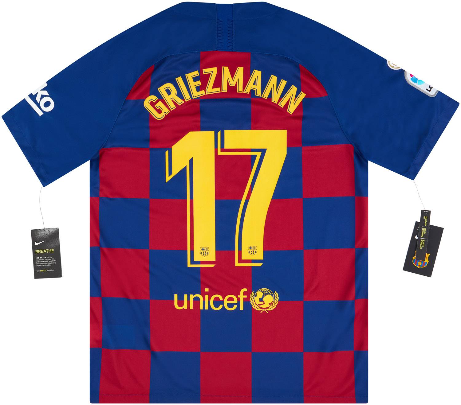 2019-20 Barcelona Home Shirt Griezmann #17