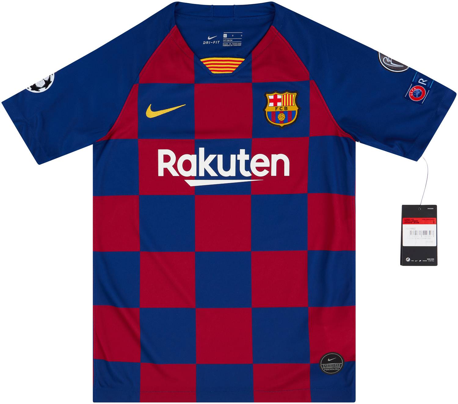 2019-20 Barcelona Home CL Shirt KIDS