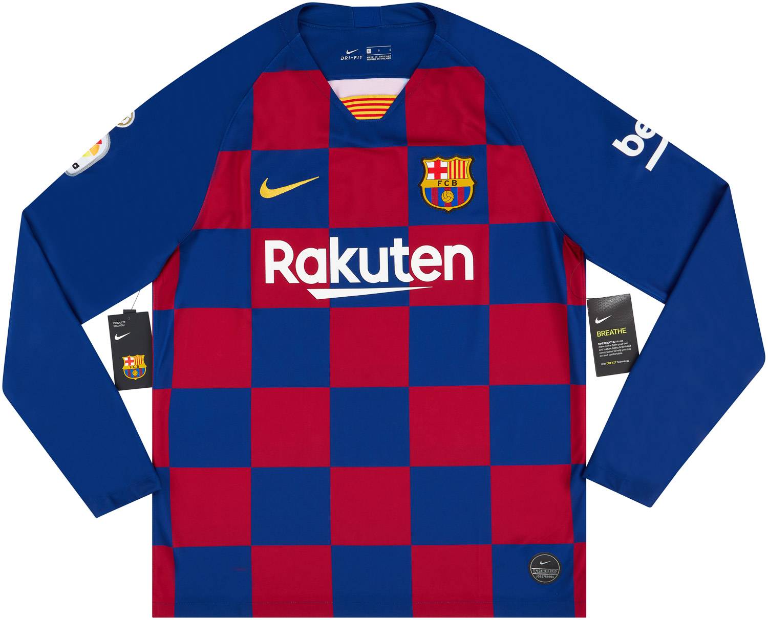 2019-20 Barcelona Home L/S Shirt