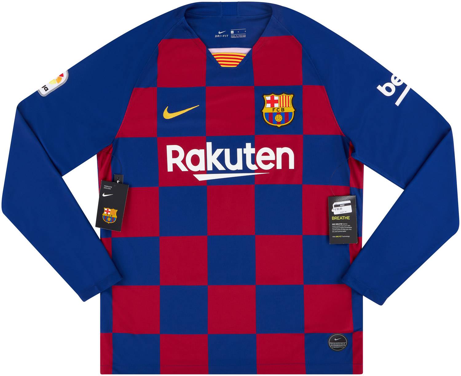 2019-20 Barcelona Home L/S Shirt