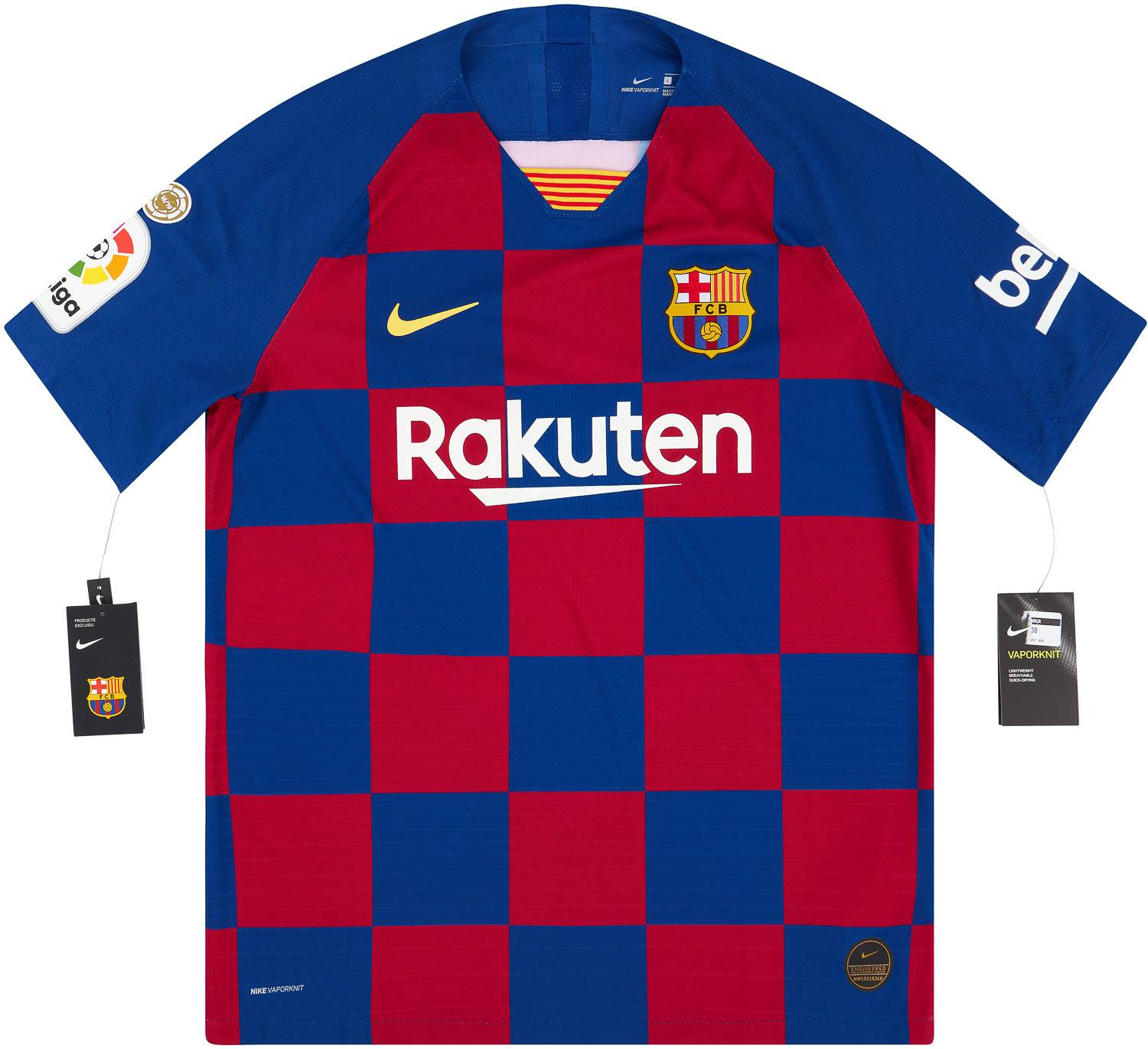 2019 20 Barcelona Authentic Vaporknit Home Shirt