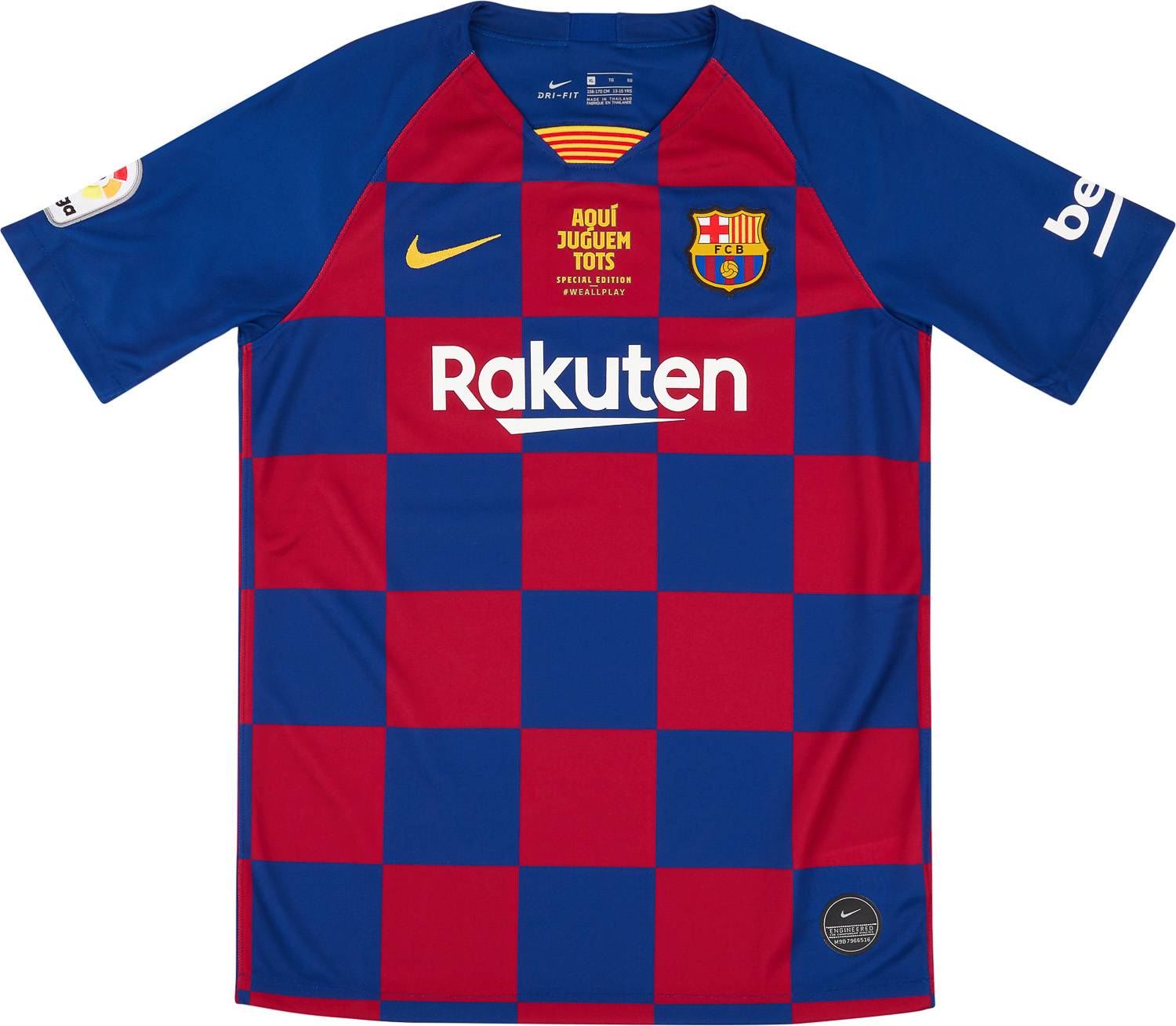 2019-20 Barcelona Special Edition #WEALLPLAY Home Shirt KIDS
