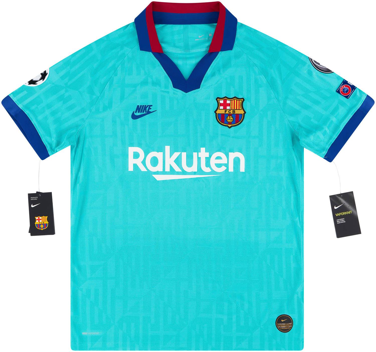 2019 20 Barcelona Player Issue Vaporknit Third CL Shirt