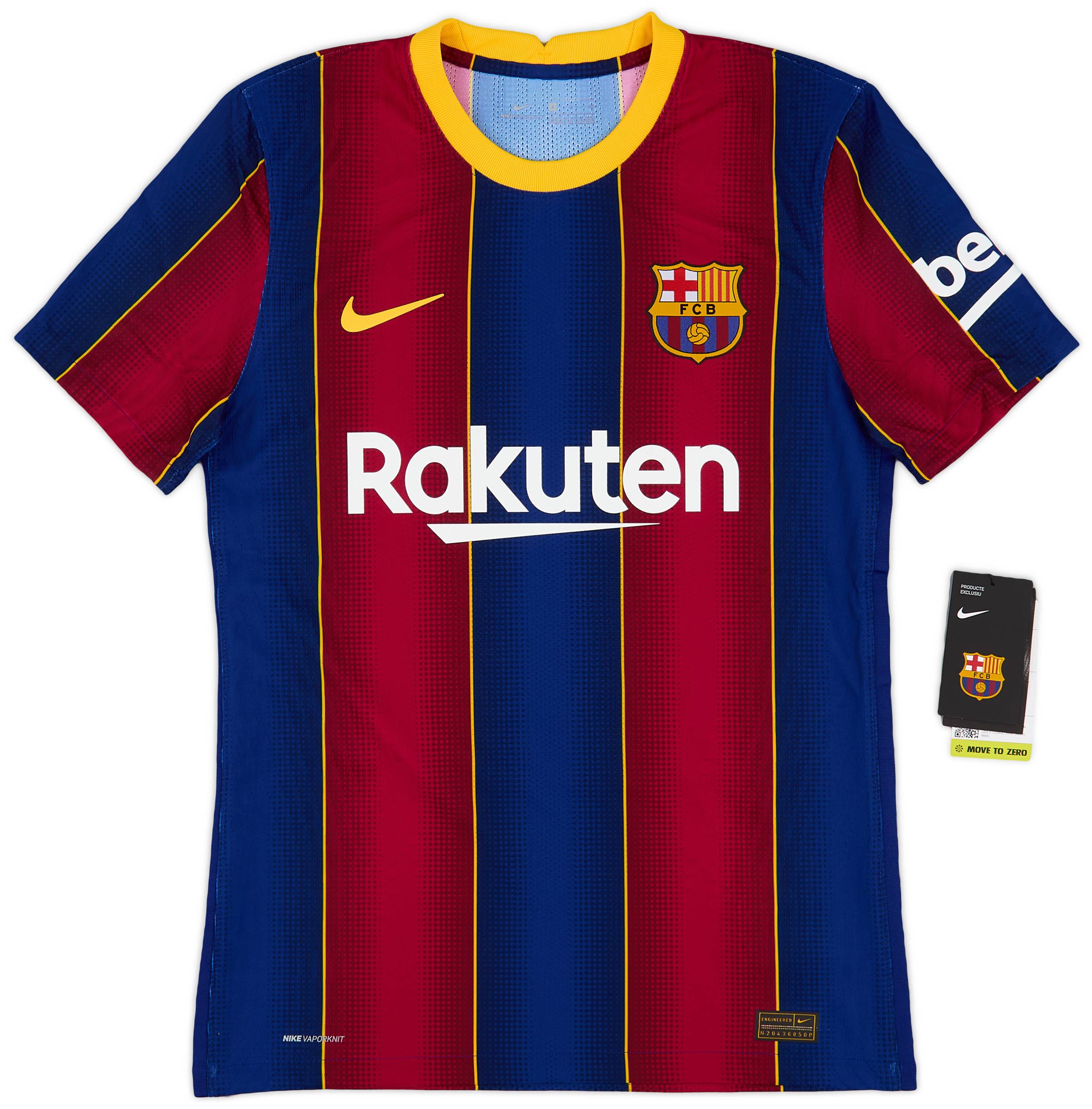 2020-21 Barcelona Authentic Home Shirt Messi #10