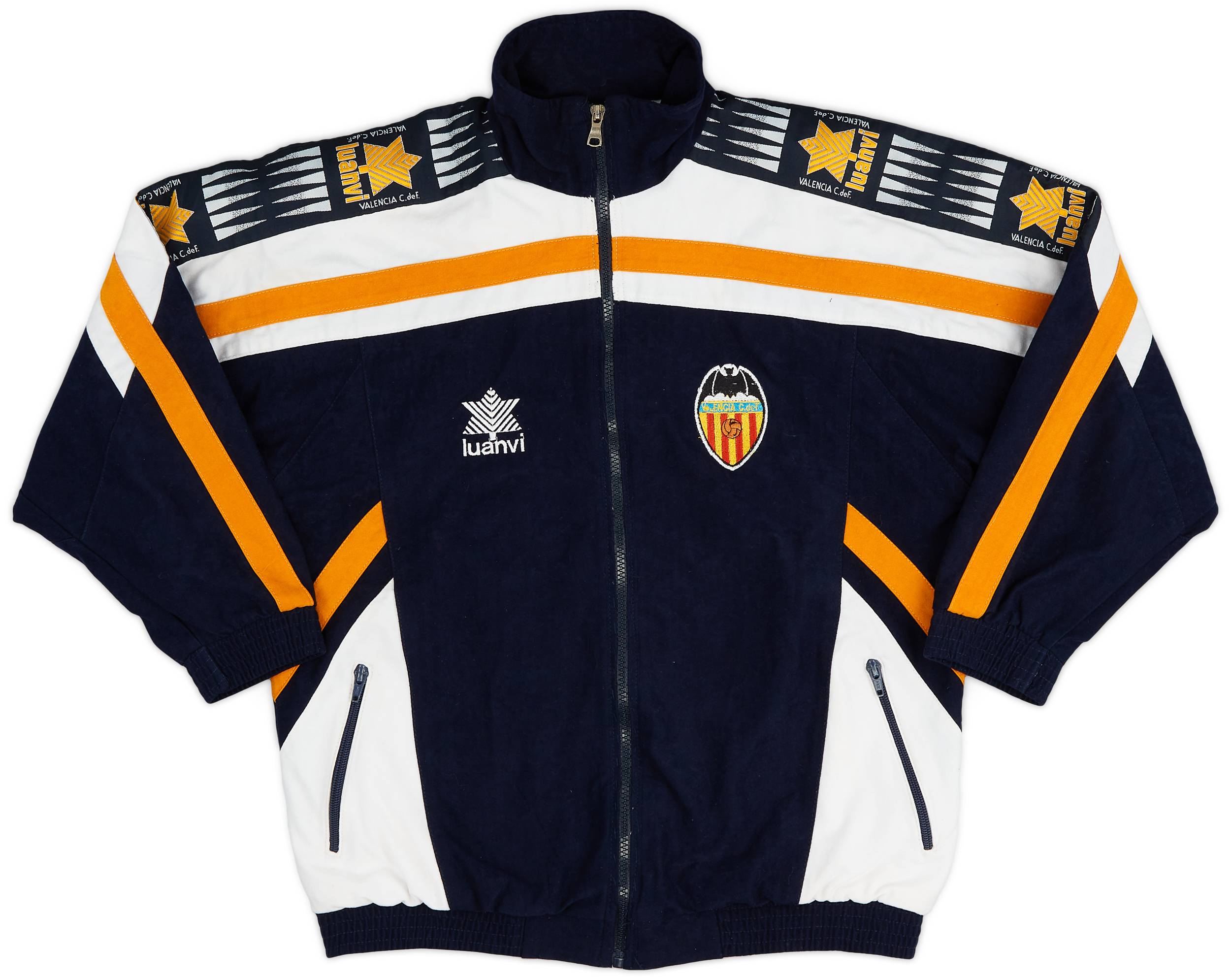 1996-97 Valencia Luanvi Track Jacket - 9/10 - (S)