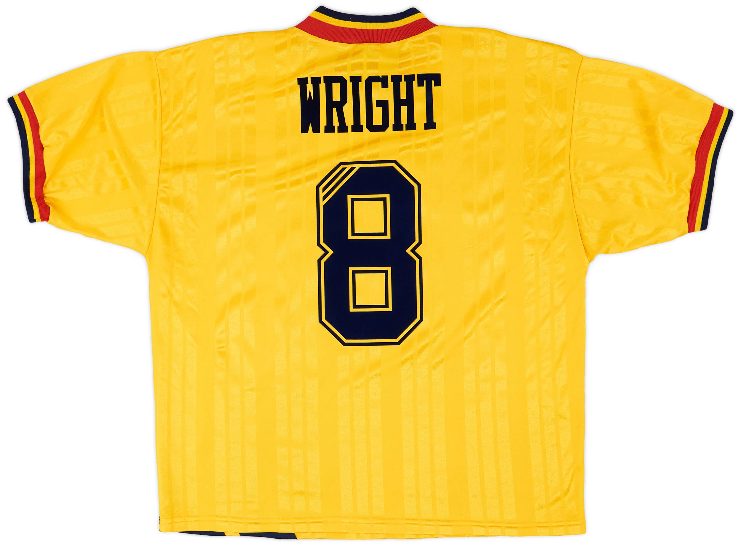 1993-94 Arsenal Away Shirt Wright #8 - 8/10 - (L)