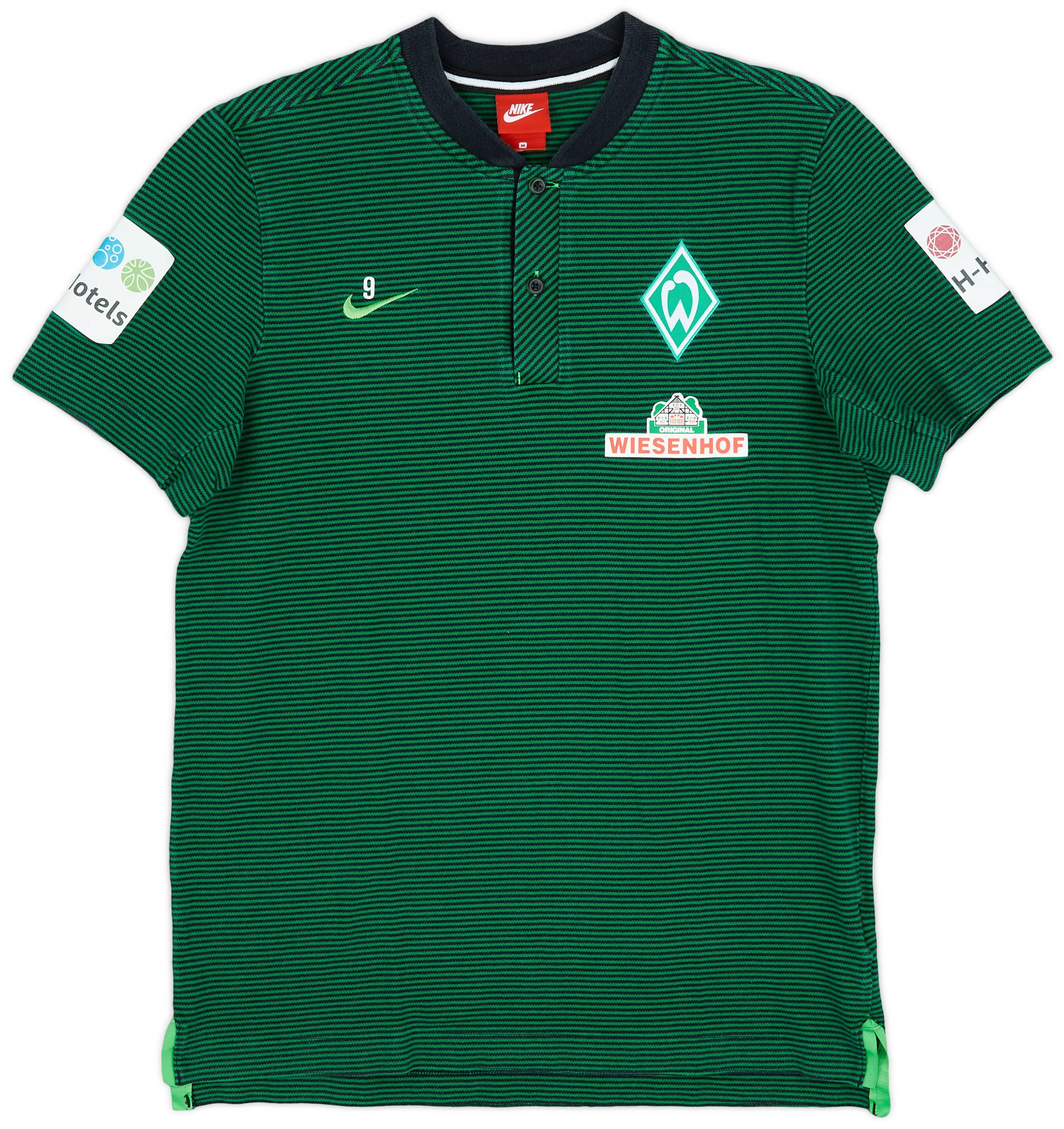 2017 18 Werder Bremen Nike Player Issue Polo Shirt 9 9 10 M