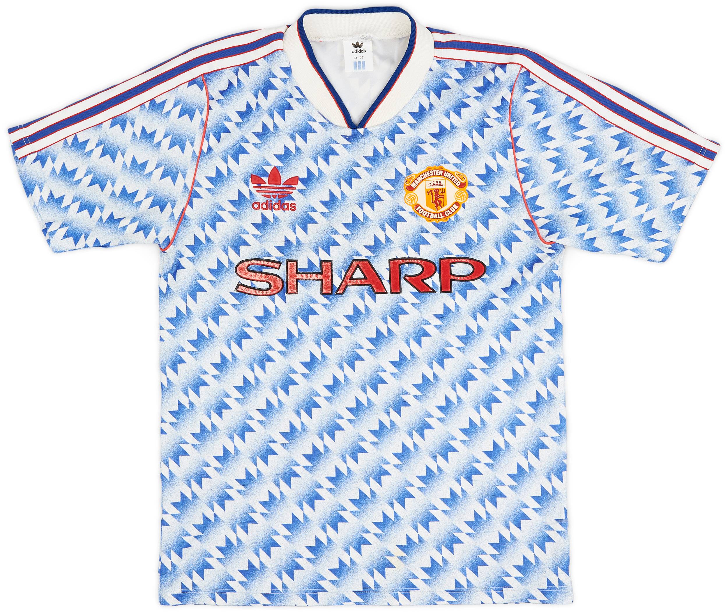 1990-92 Manchester United Away Shirt - 7/10 - (S)