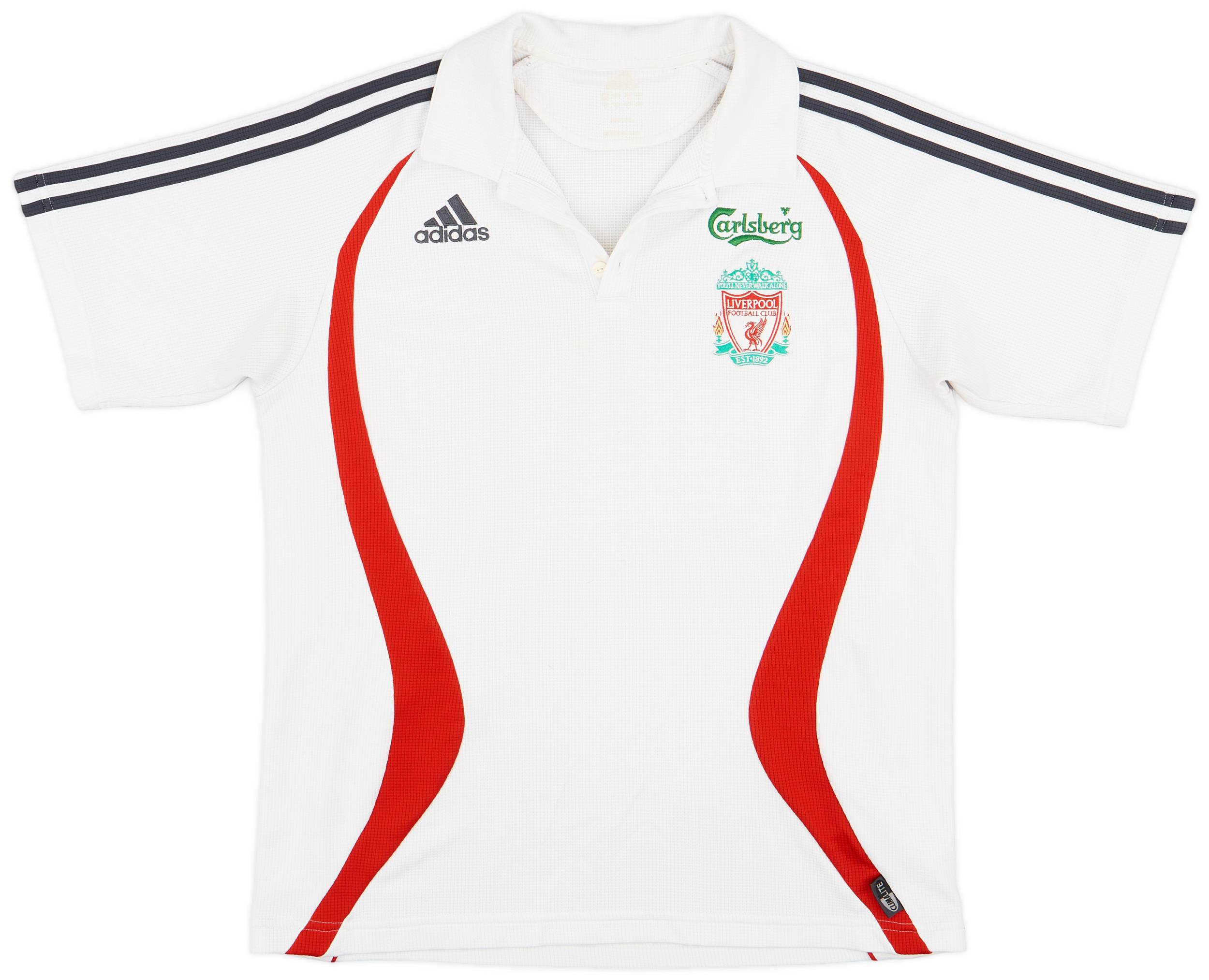 2006-07 Liverpool adidas Polo Shirt - 7/10 - (L)