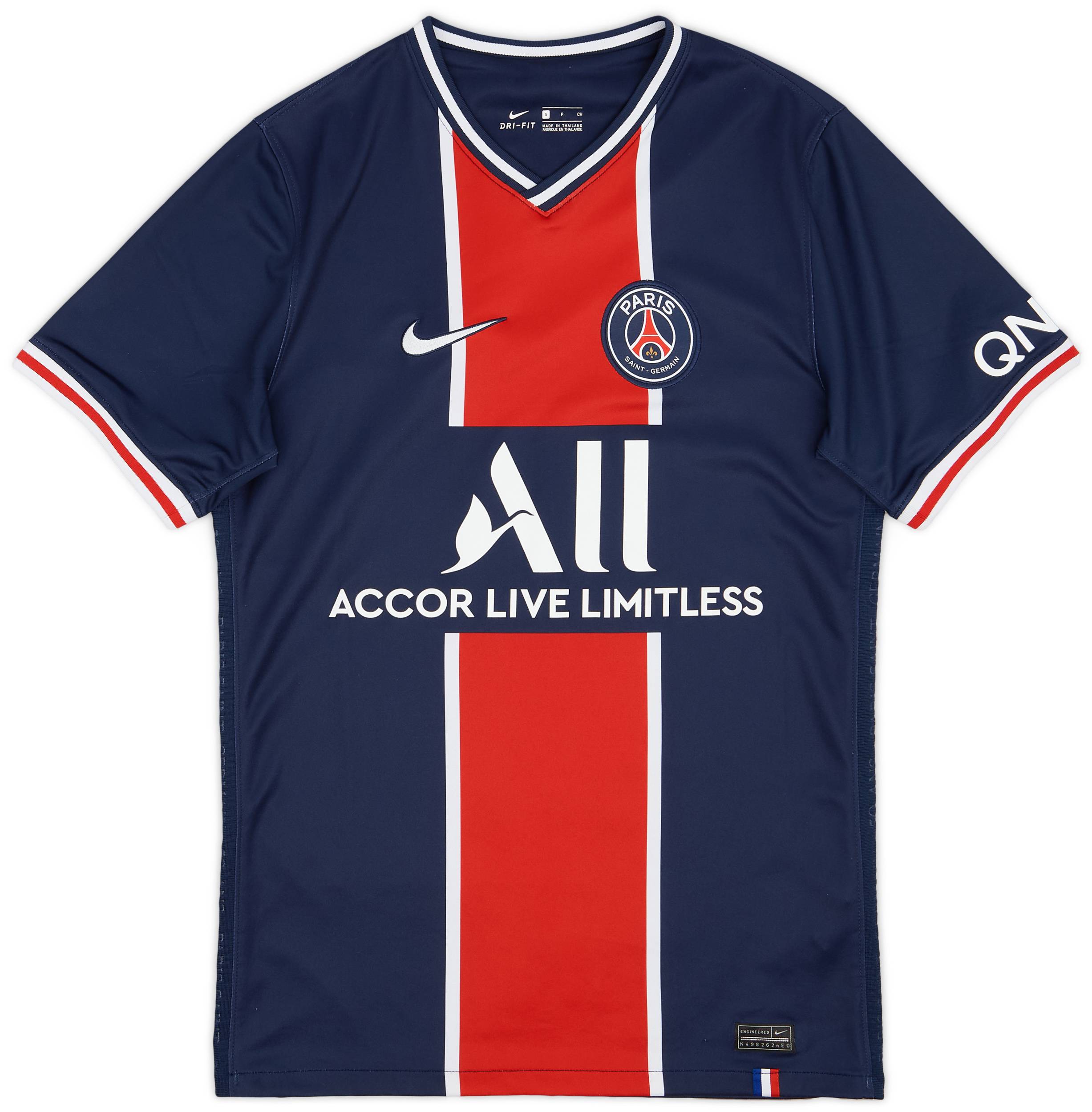 2020-21 Paris Saint-Germain Home Shirt - 9/10 - (S)