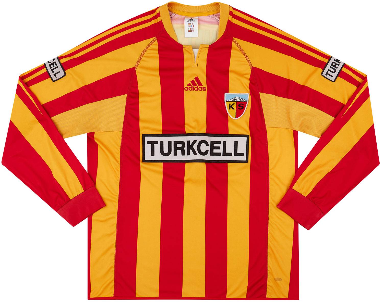 2006-07 Kayserispor Home L/S Shirt Mehmet Topuz #66 - 7/10 - (L)