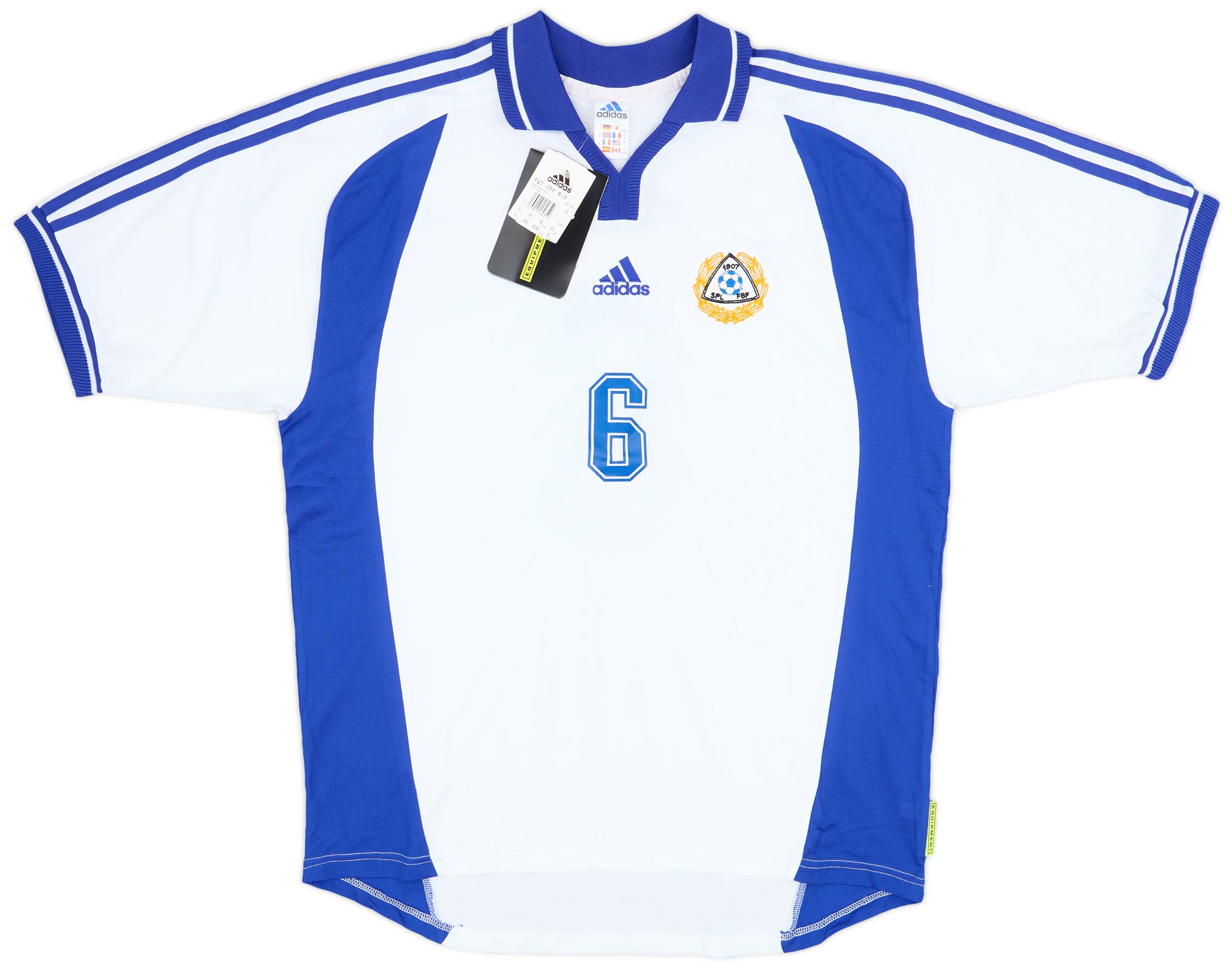 2000-02 Finland Player Issue Home Shirt #6 (XL)