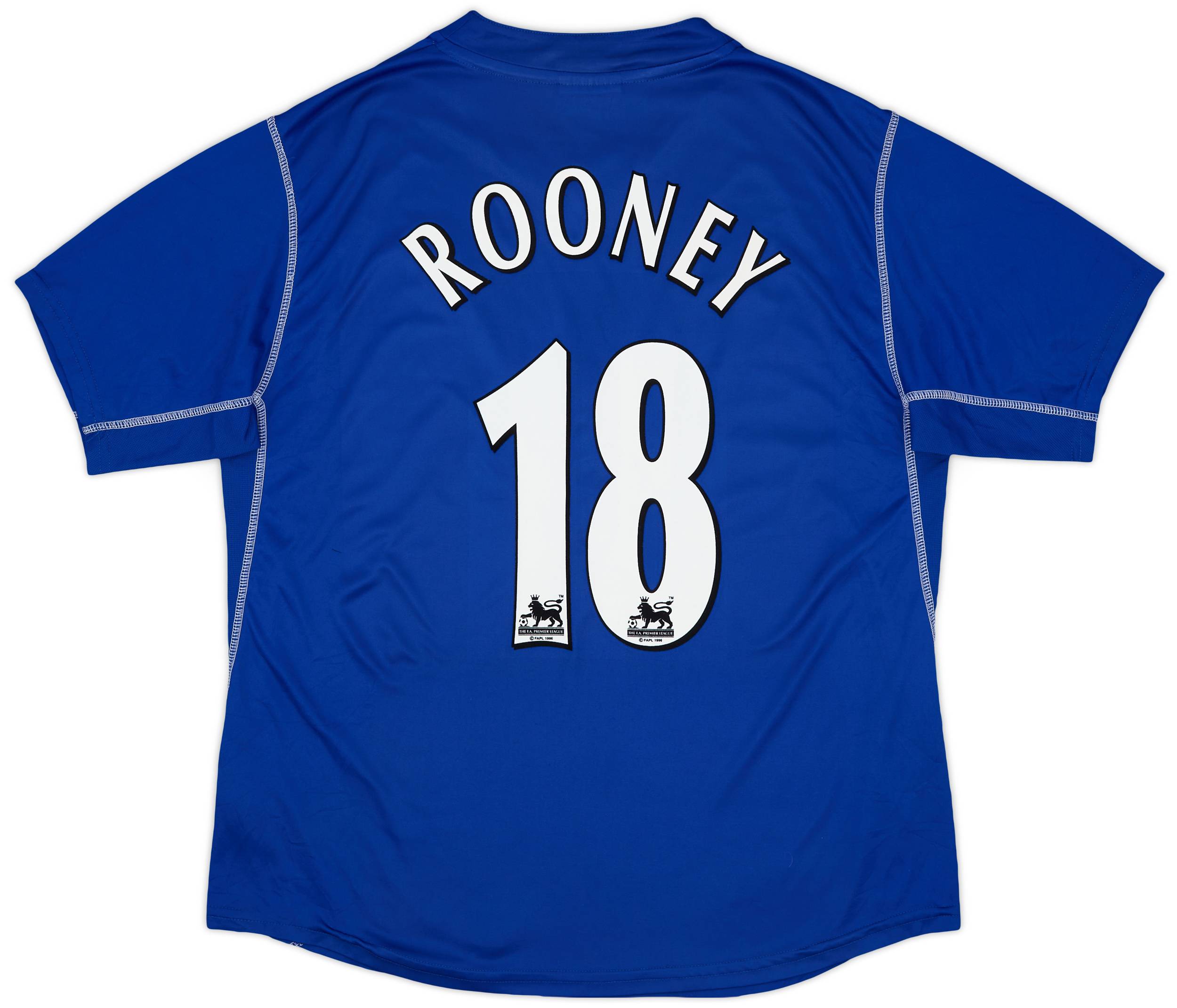 2002-03 Everton Home Shirt Rooney #18 - 8/10 - (XXL)