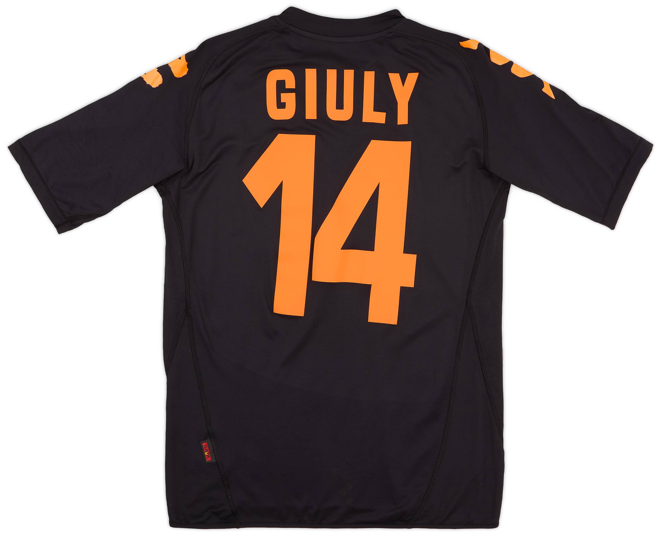 2007-08 Roma Third Shirt Giuly #14 - 5/10 - (L)