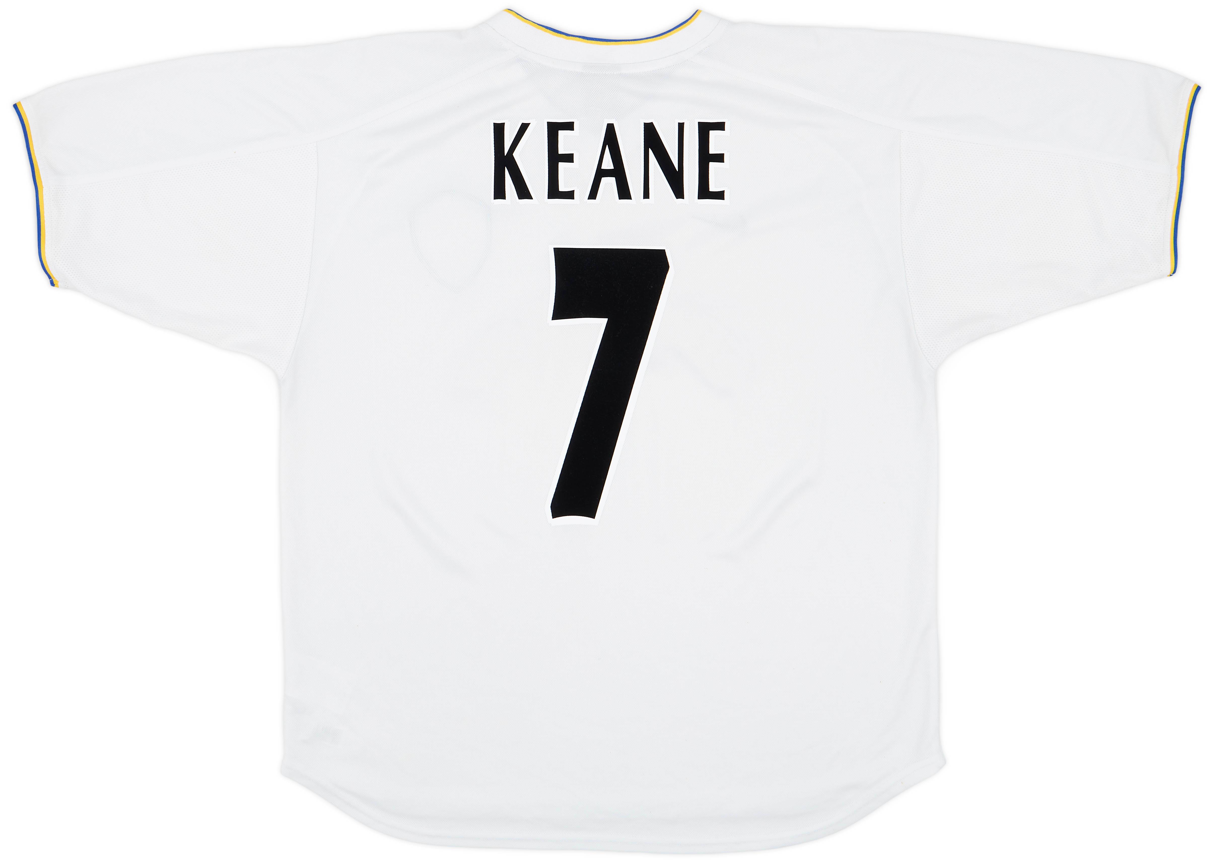 2000-02 Leeds United Home Shirt Keane #7 - 6/10 - (L)