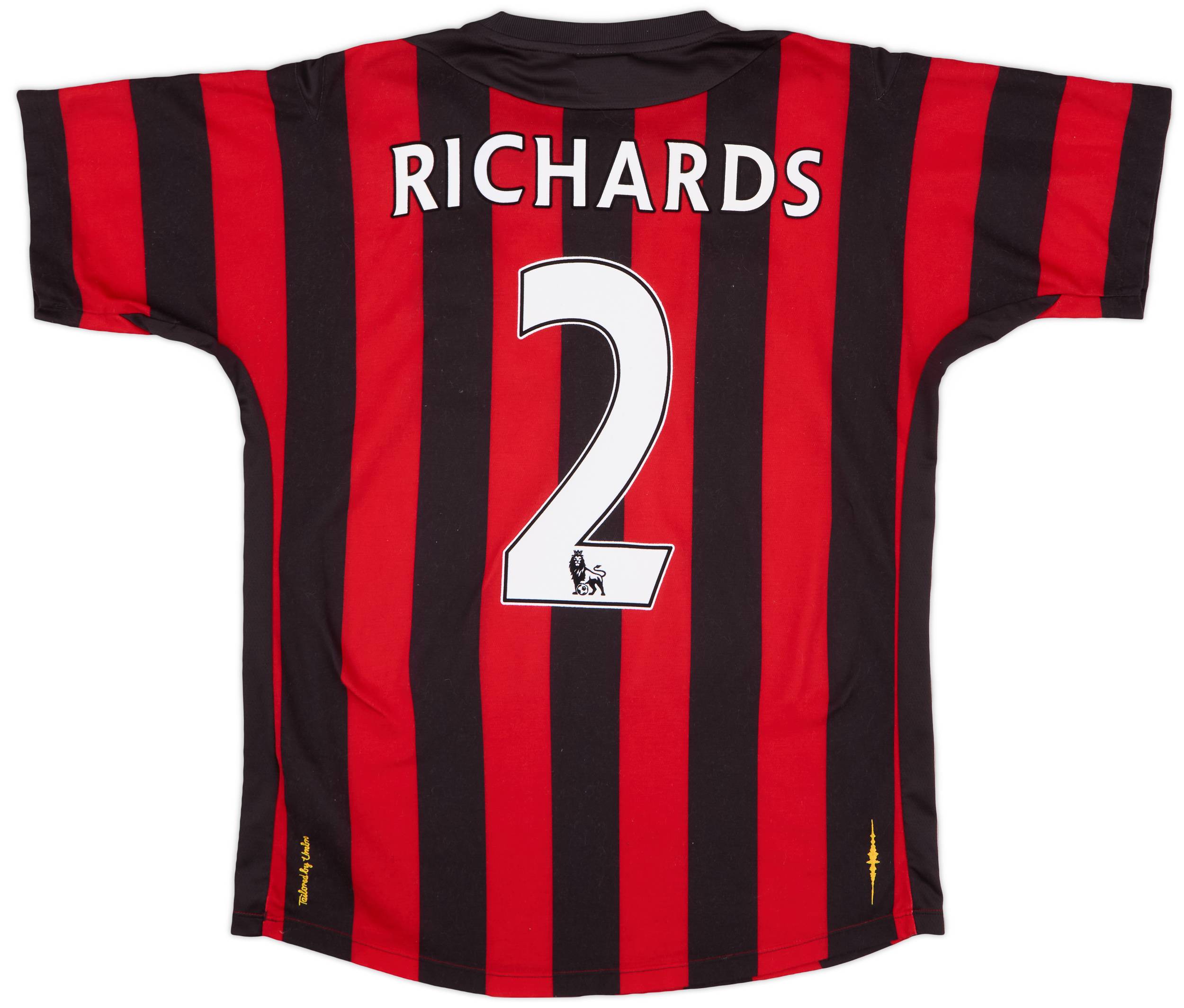 2011-12 Manchester City Away Shirt Richards #2 - 8/10 - (M)