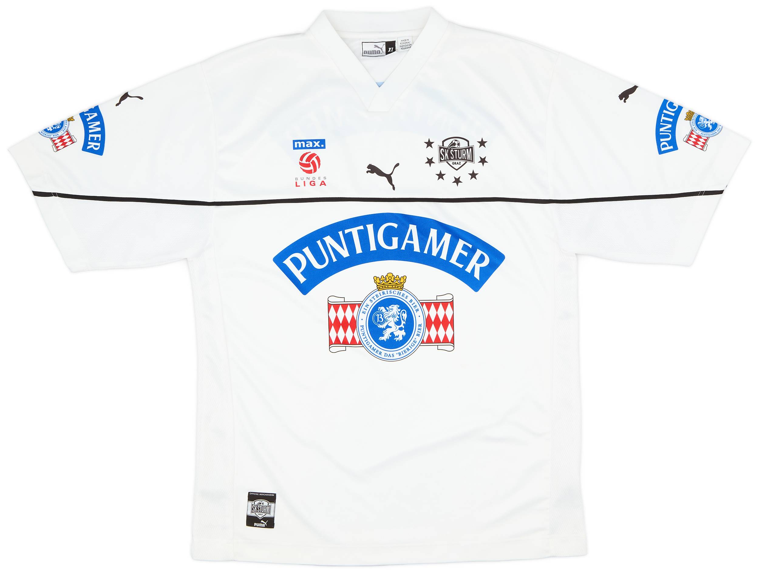 2001-02 Sturm Graz Home Shirt - 9/10 - (XL)