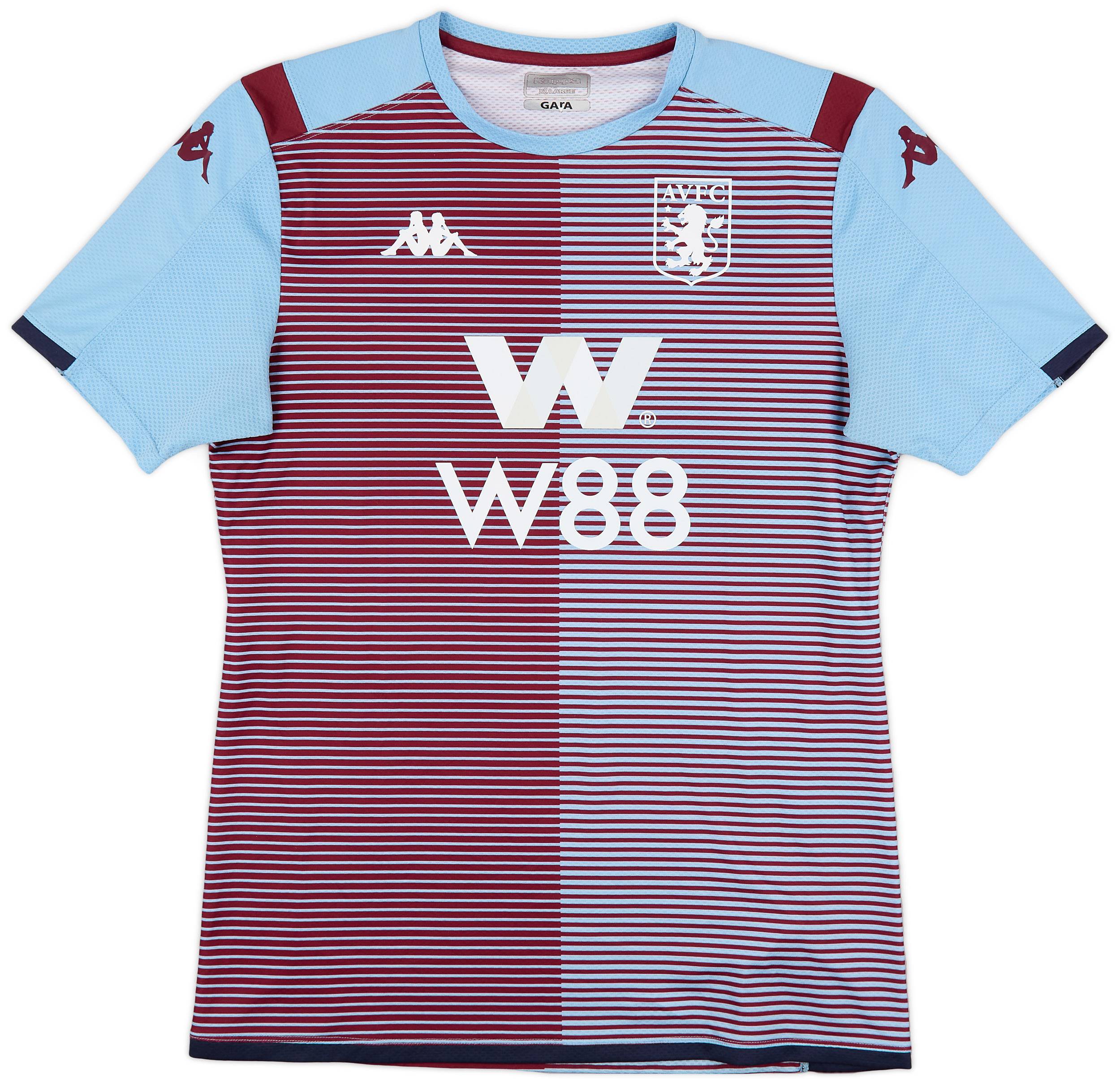 2019-20 Aston Villa Kappa Pre-Match Training Shirt - 10/10 - (XXL)
