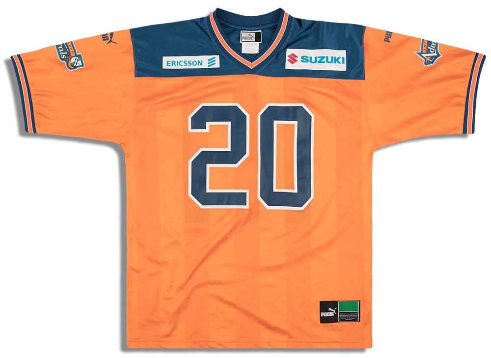 1999 Amsterdam Admirals Thompson #20 Puma Jersey (Home) L