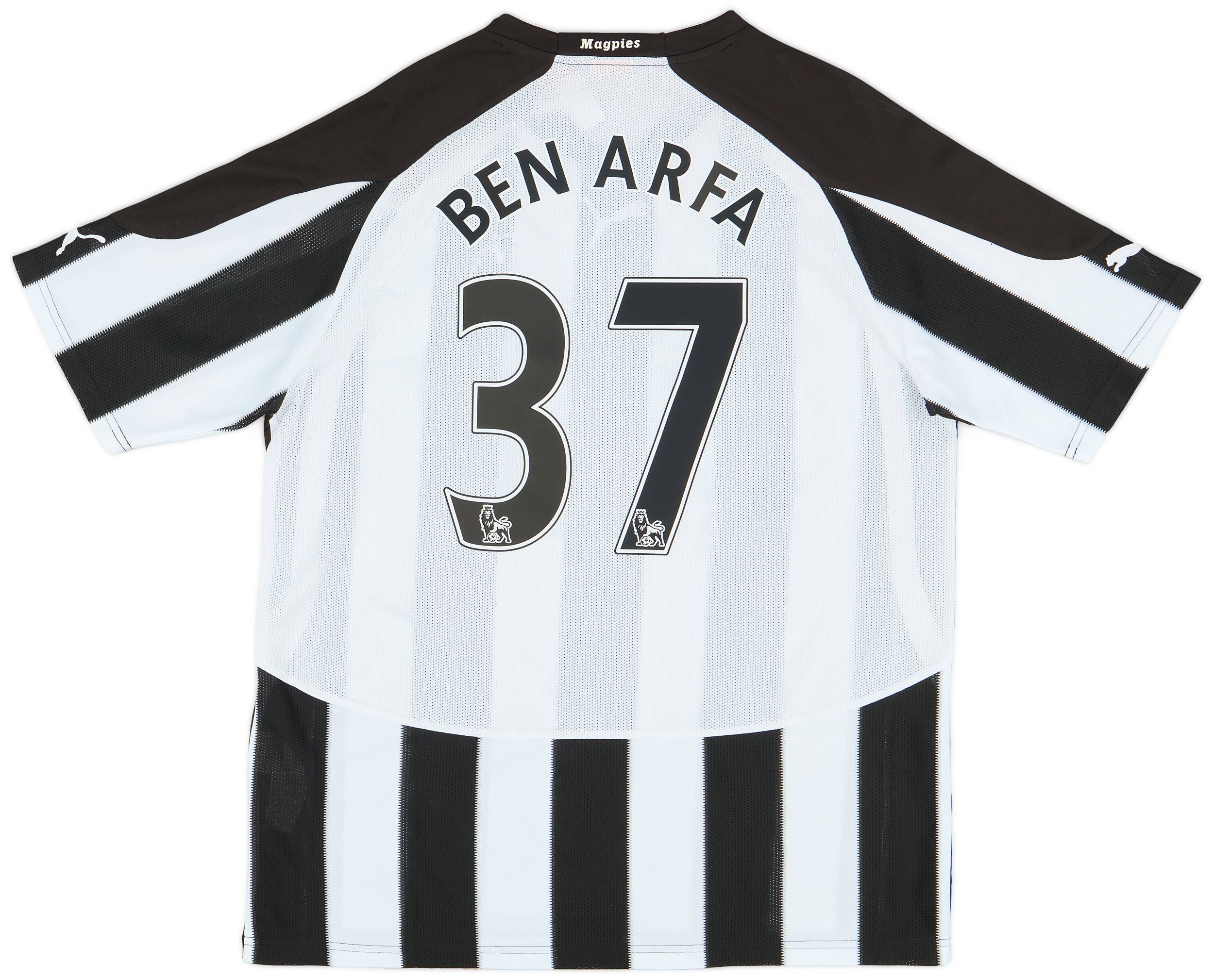 2010-11 Newcastle Home Shirt Ben Arfa #37 (L)